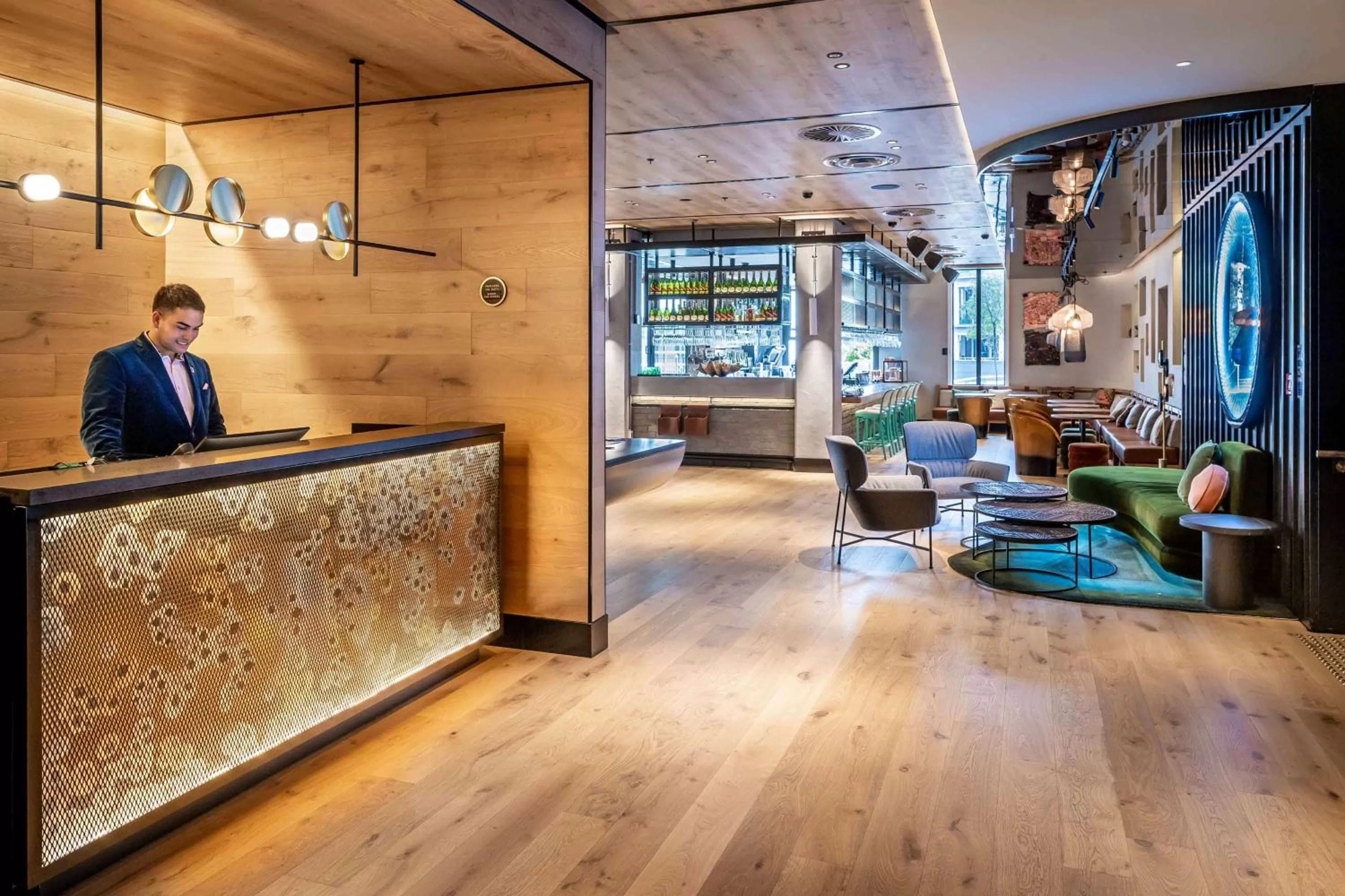 Lobby or reception in QT Auckland