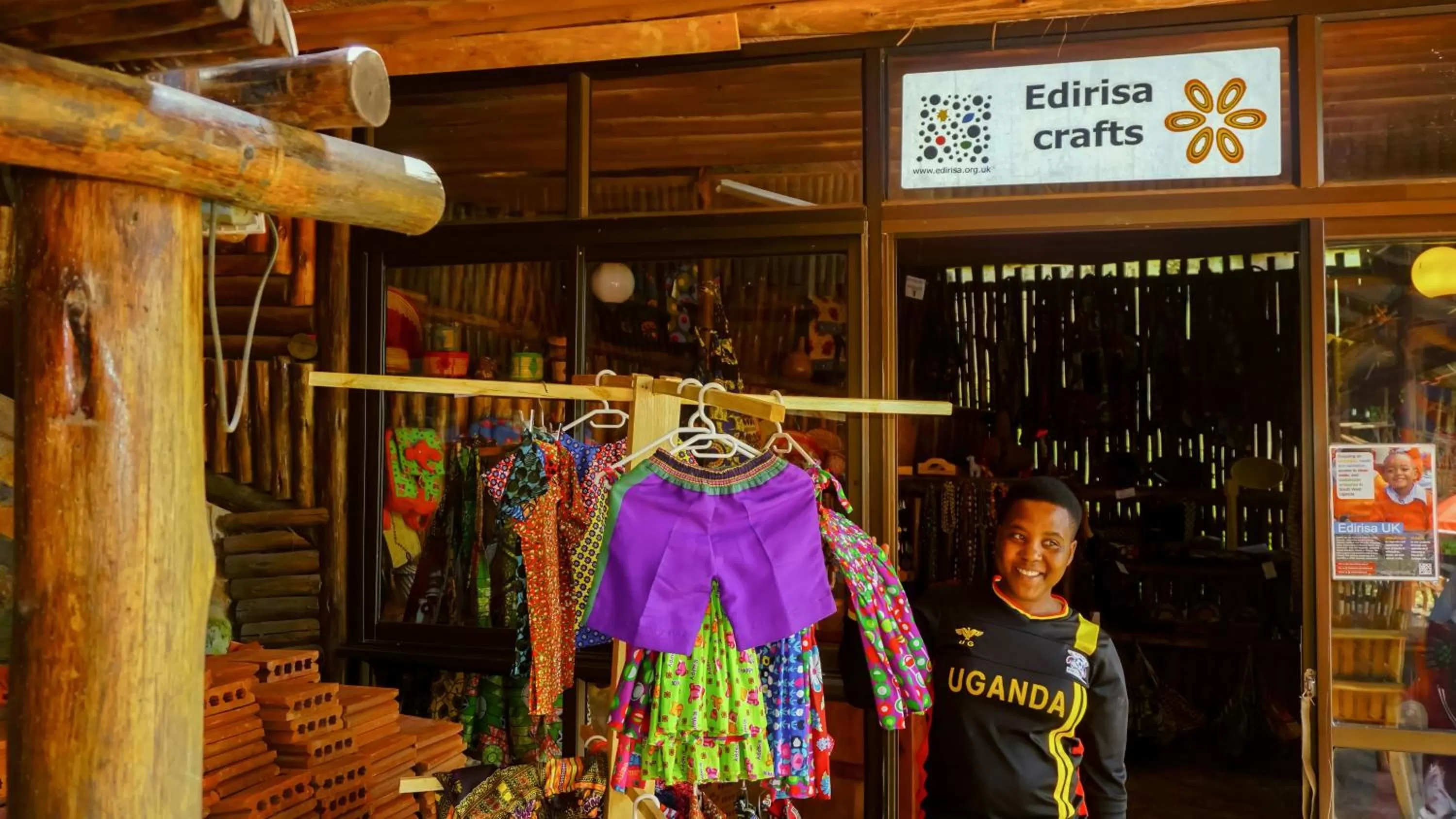 On-site shops in Bunyonyi Overland Resort