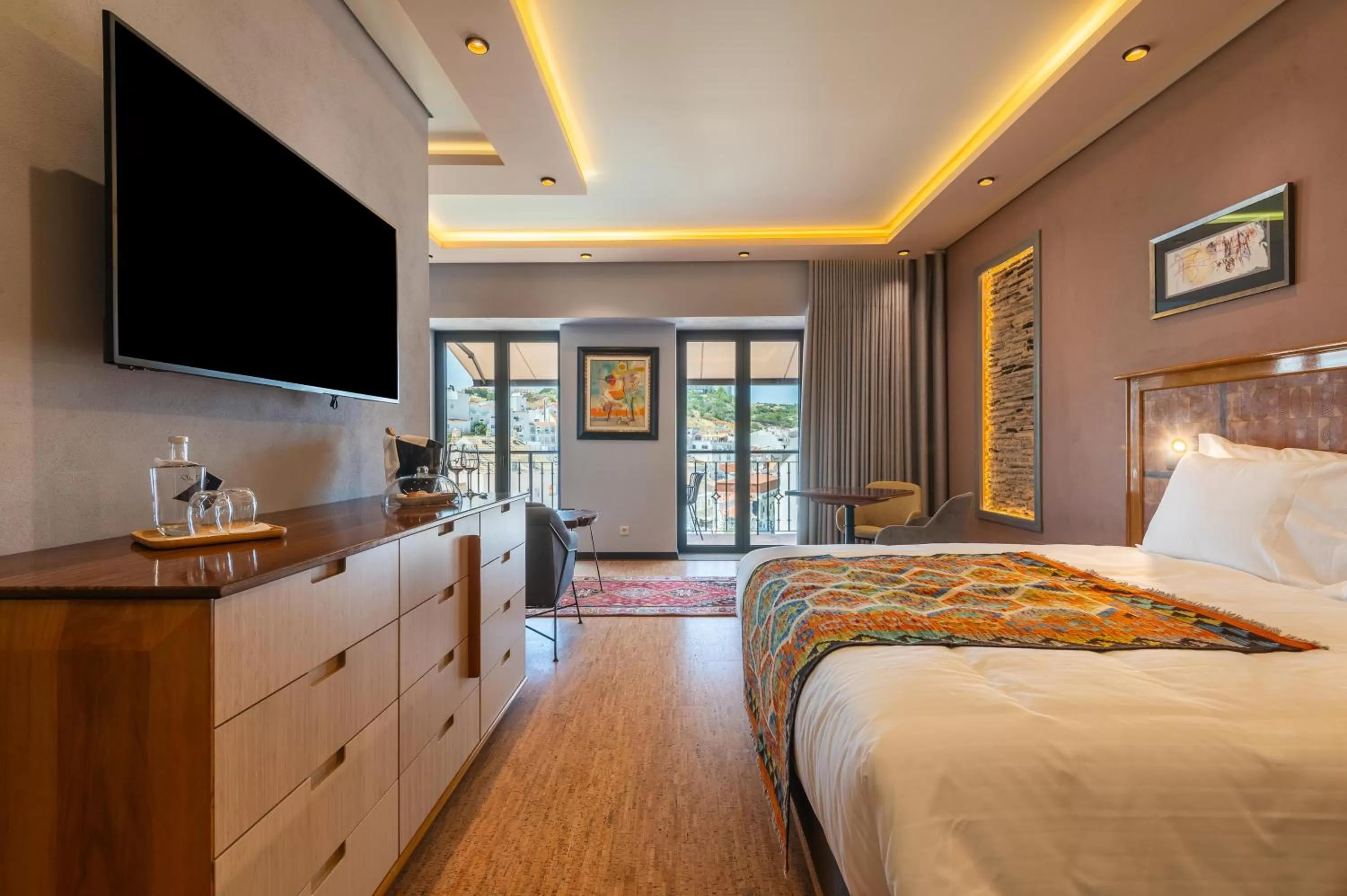 Bed in Vila Origens Boutique Hotel Albufeira – Adults Only