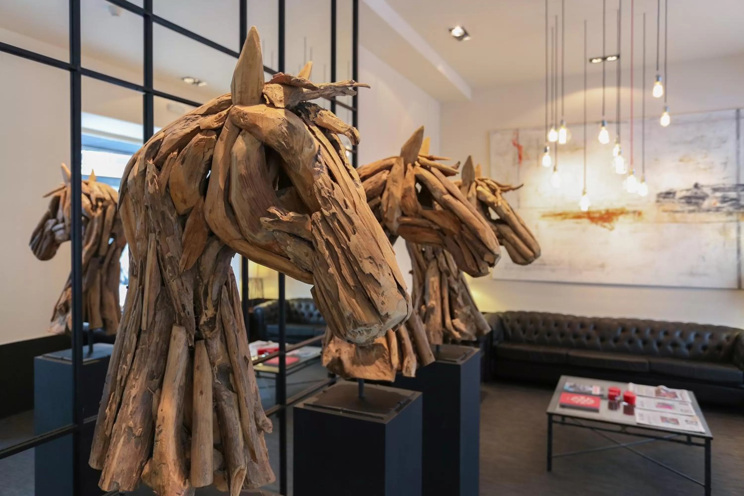 Lobby or reception in Habitus Hotel Leyre