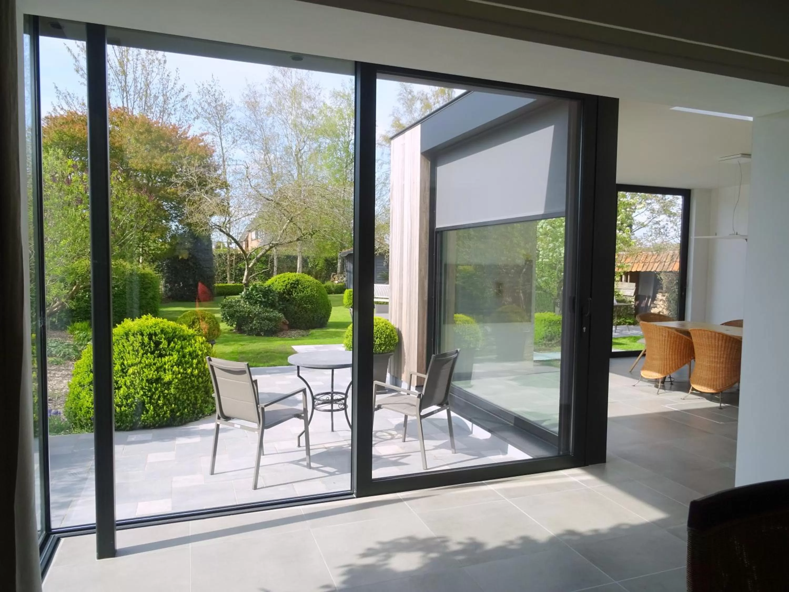 Garden view in B&B De Passant