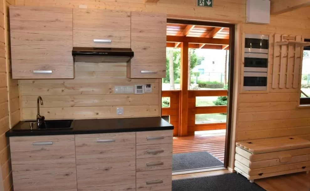 Kitchen/Kitchenette in Dom Wycieczkowy "Na stadionie"