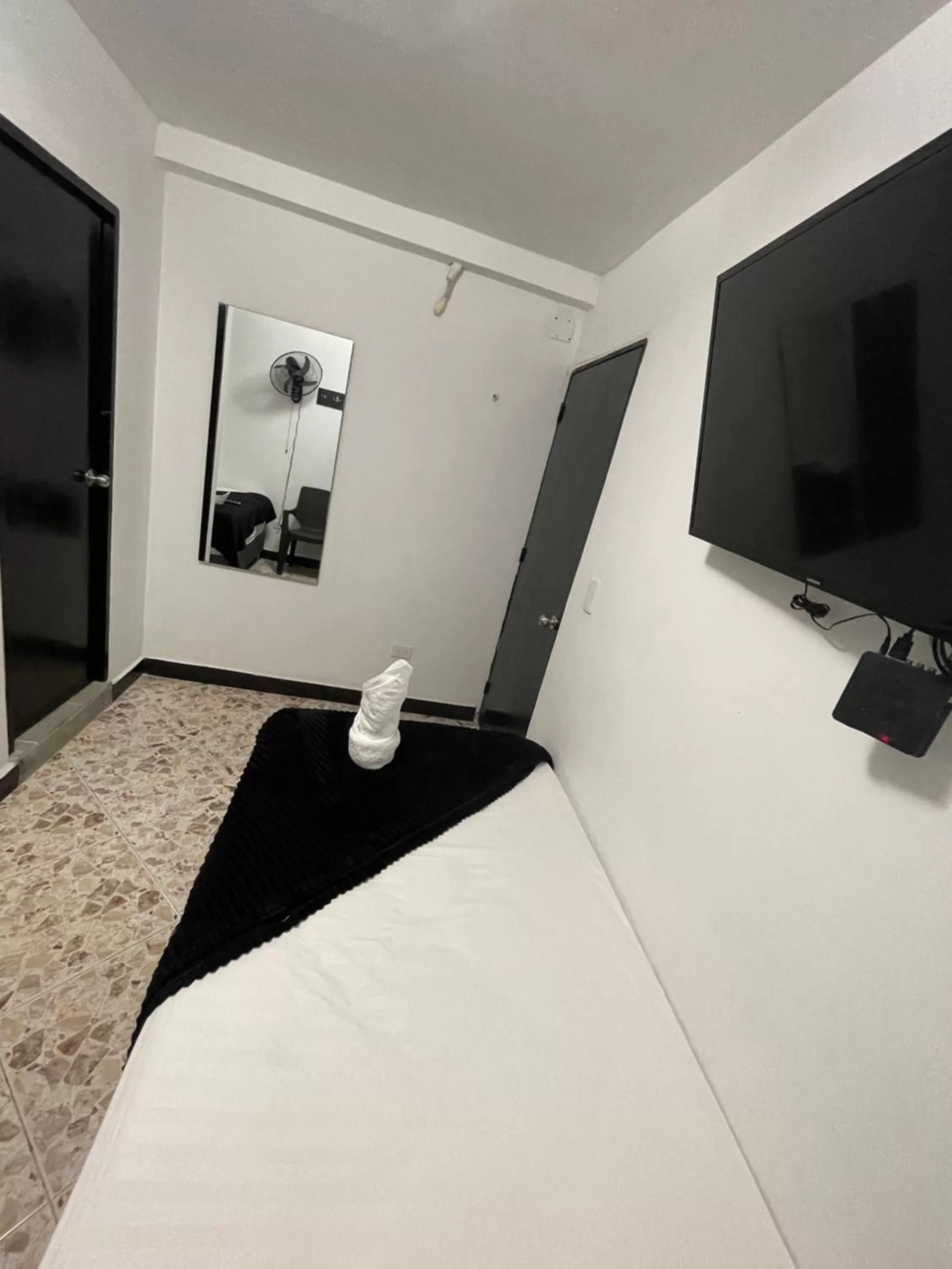 Bed in Hotel De León Estadio