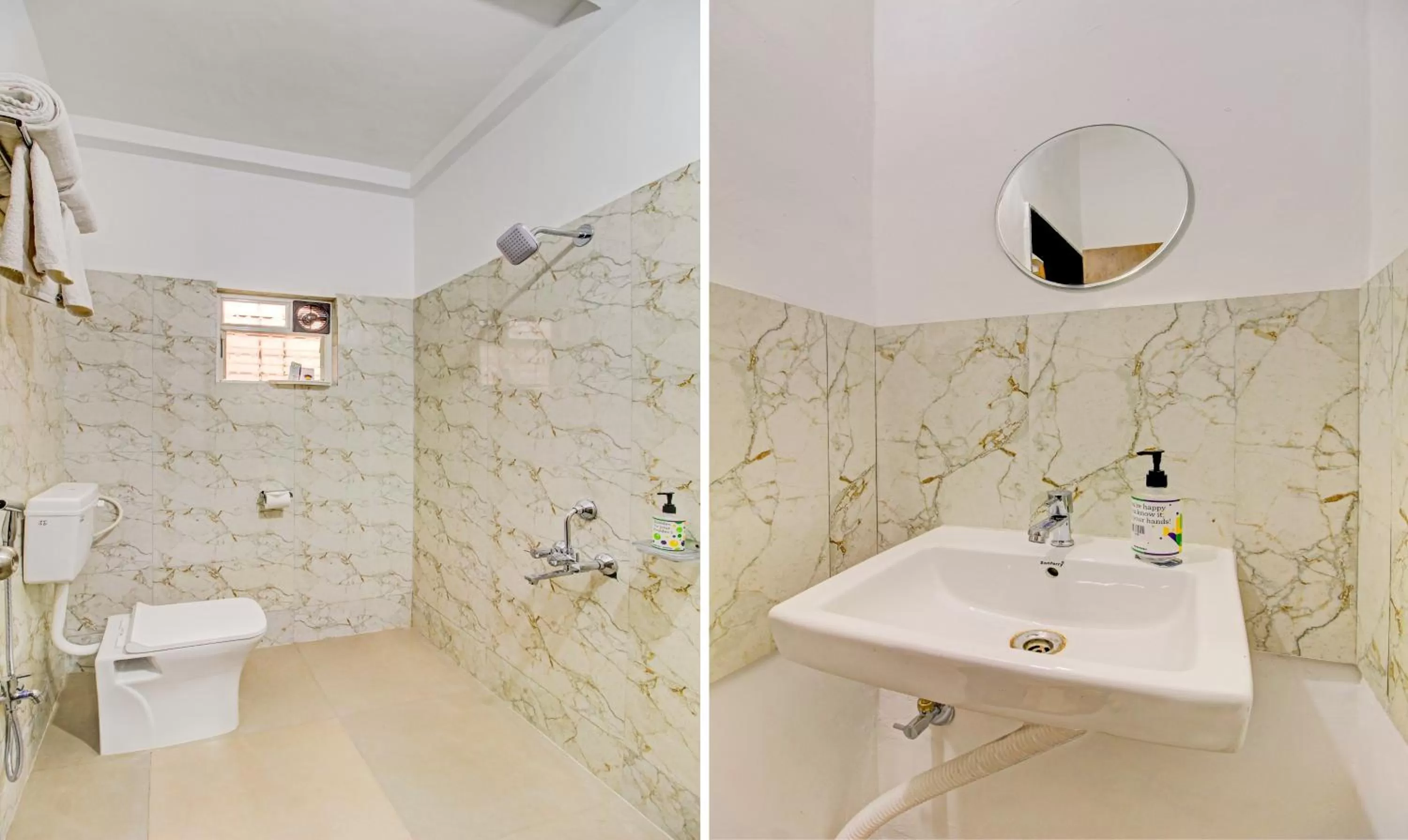 Bathroom in Treebo Trend White House