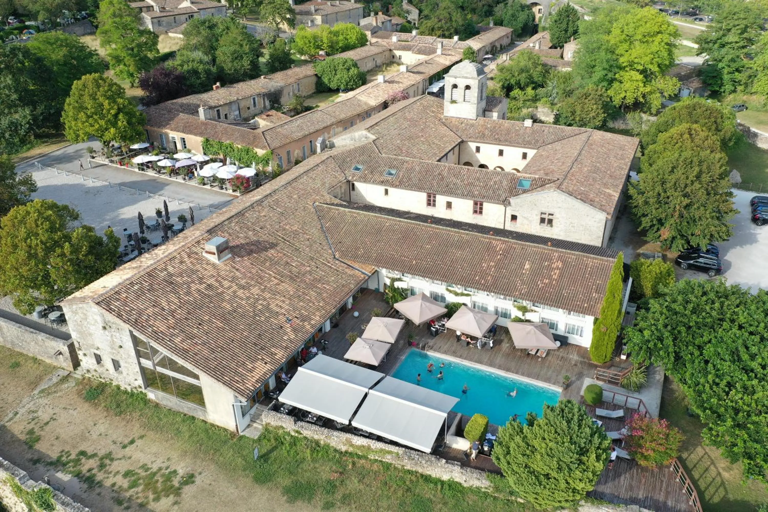 Bird's eye view in Logis Hôtel Restaurant La Citadelle