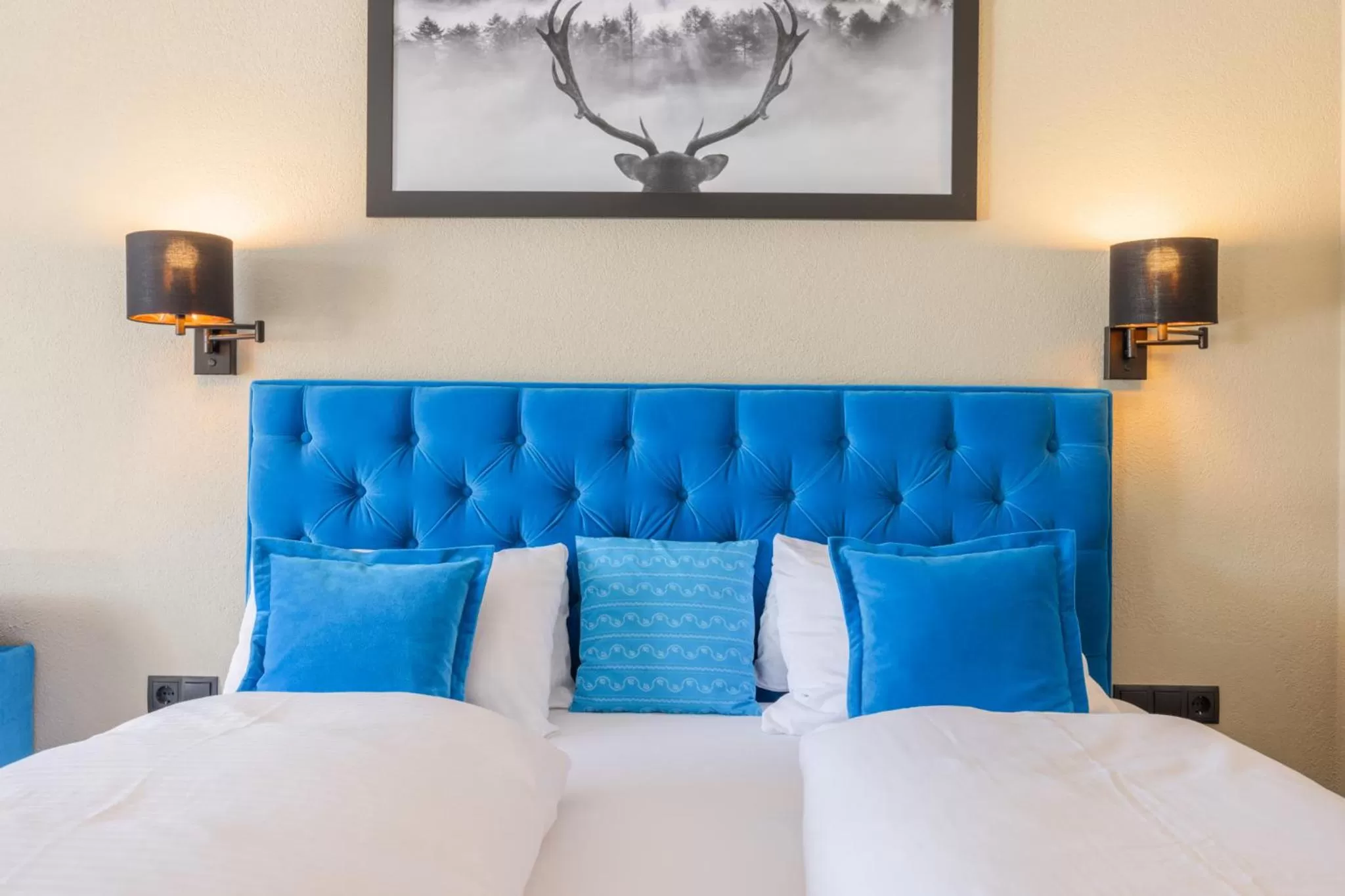 Bed in Vitalhotel Kaiserhof