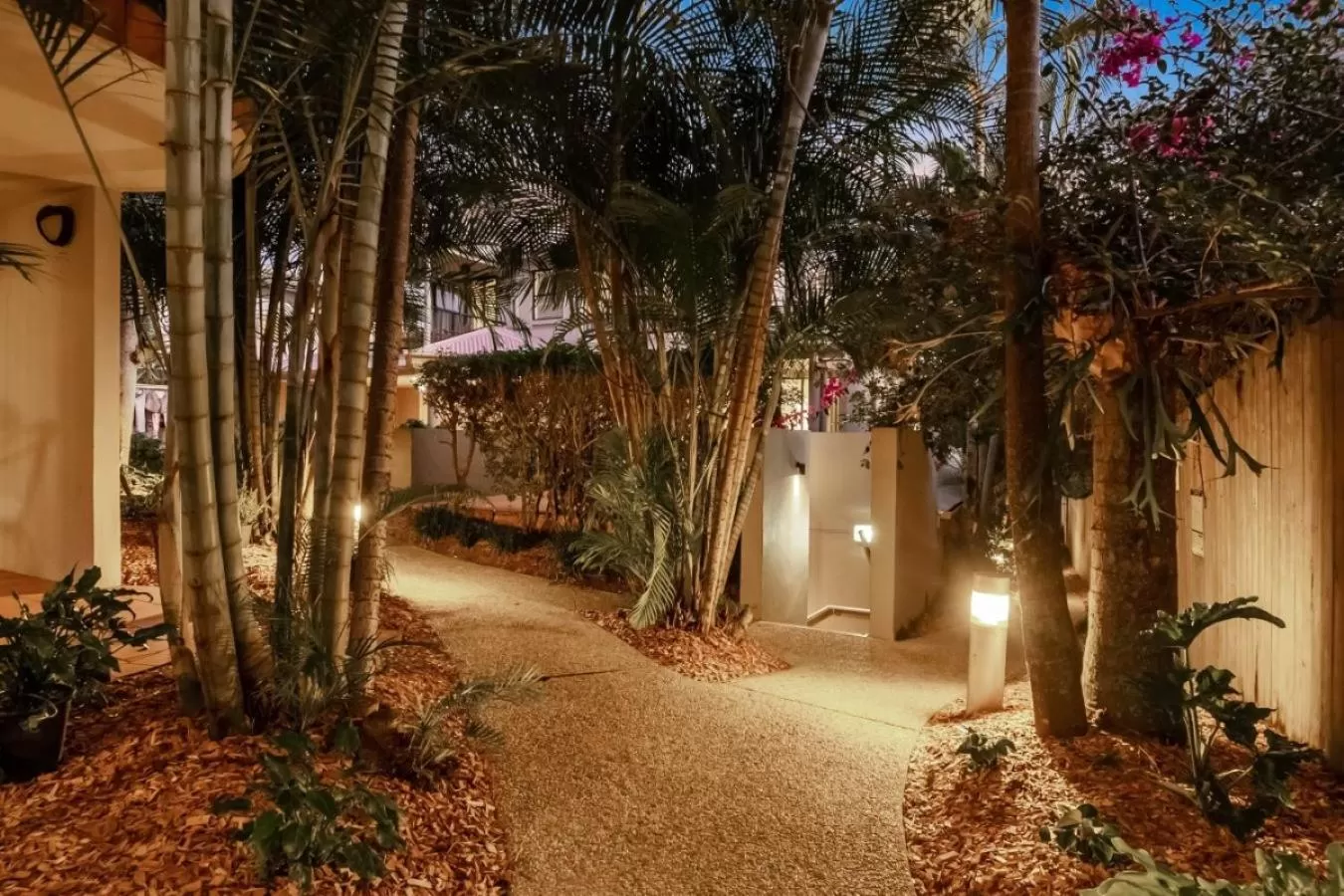 Text overlay in Gosamara Apartments