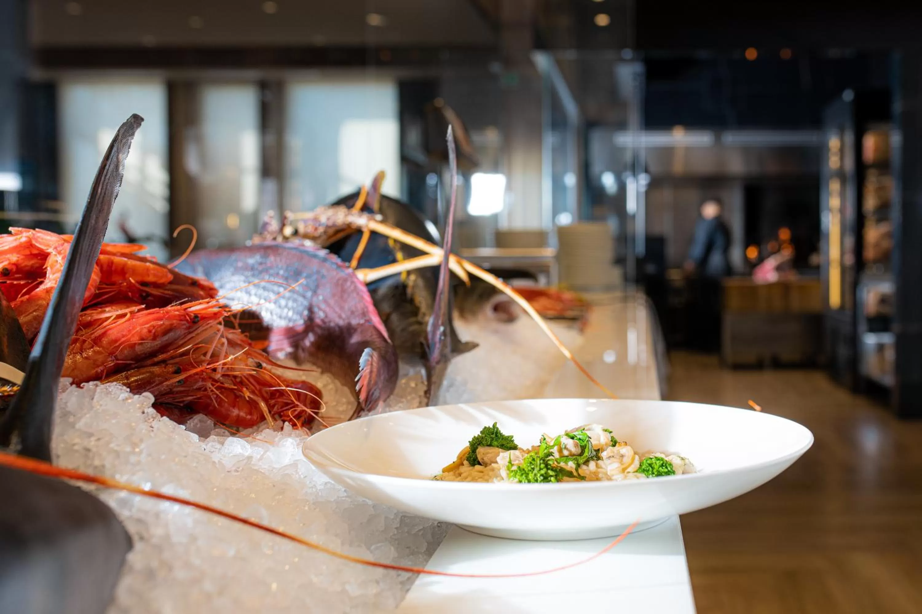 Restaurant/places to eat in Hotel Commercio