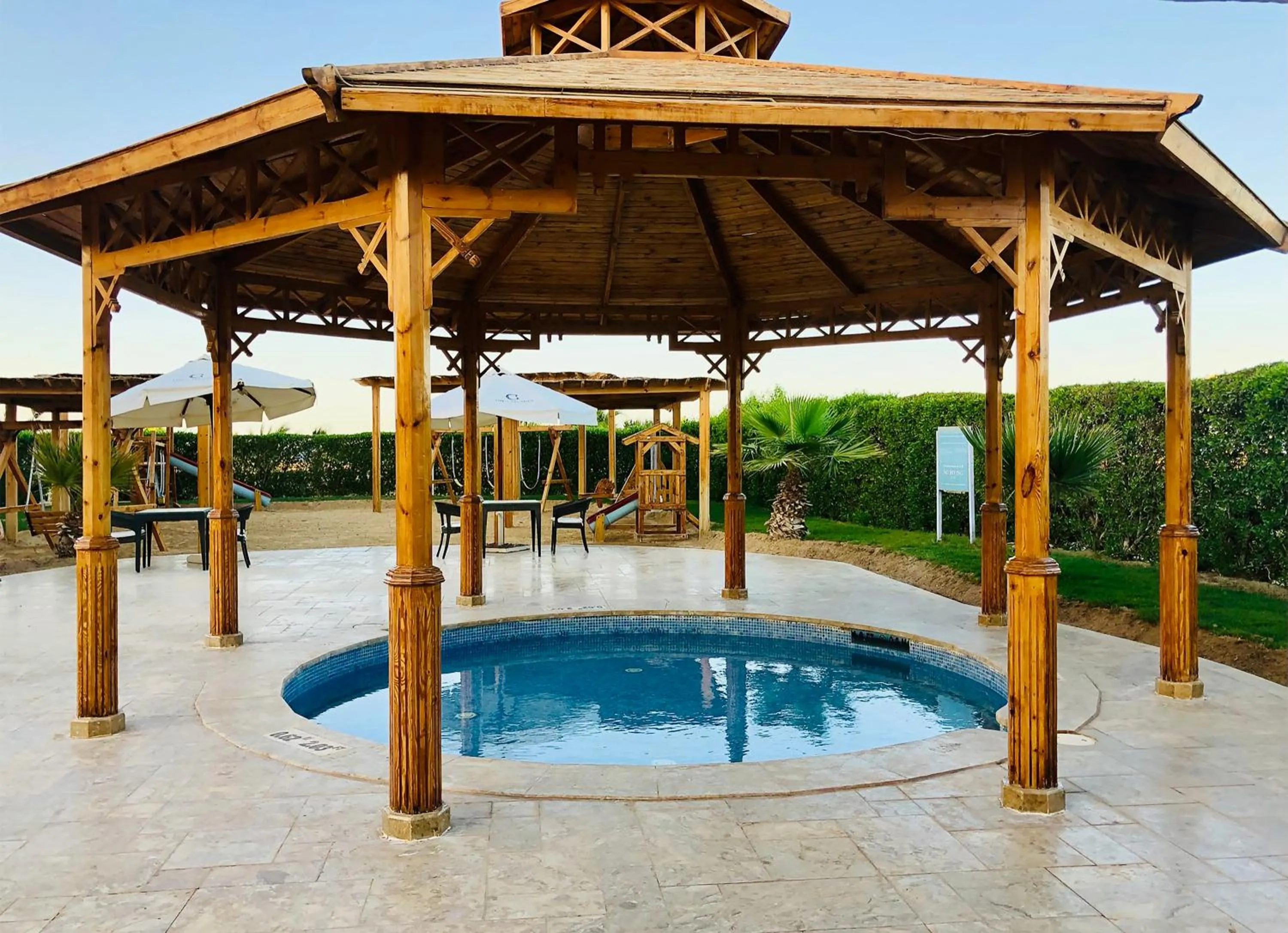 Swimming pool in The Cascades Golf Resort, Spa & Thalasso