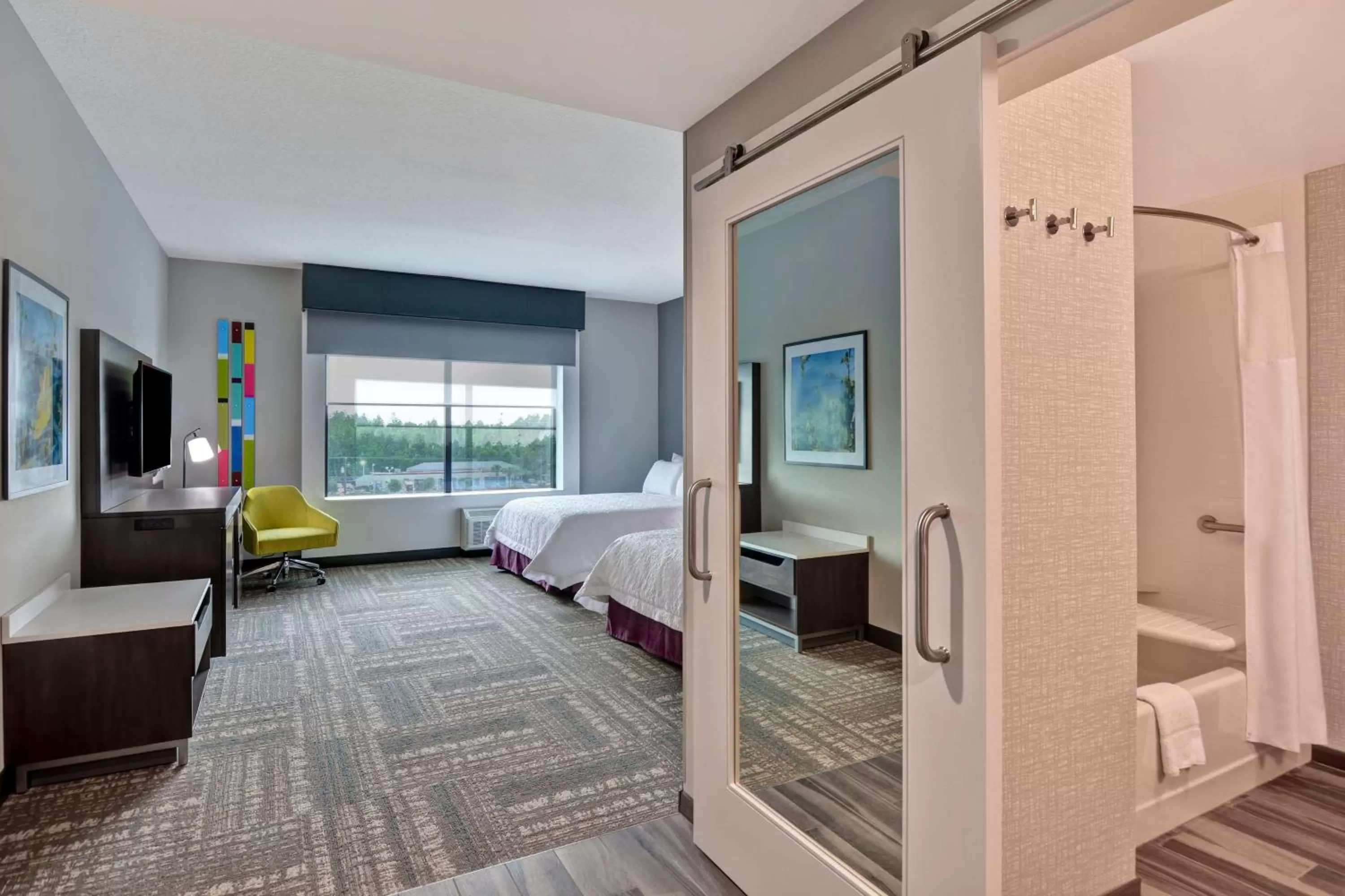 Bed in Hampton Inn & Suites Tampa Riverview Brandon