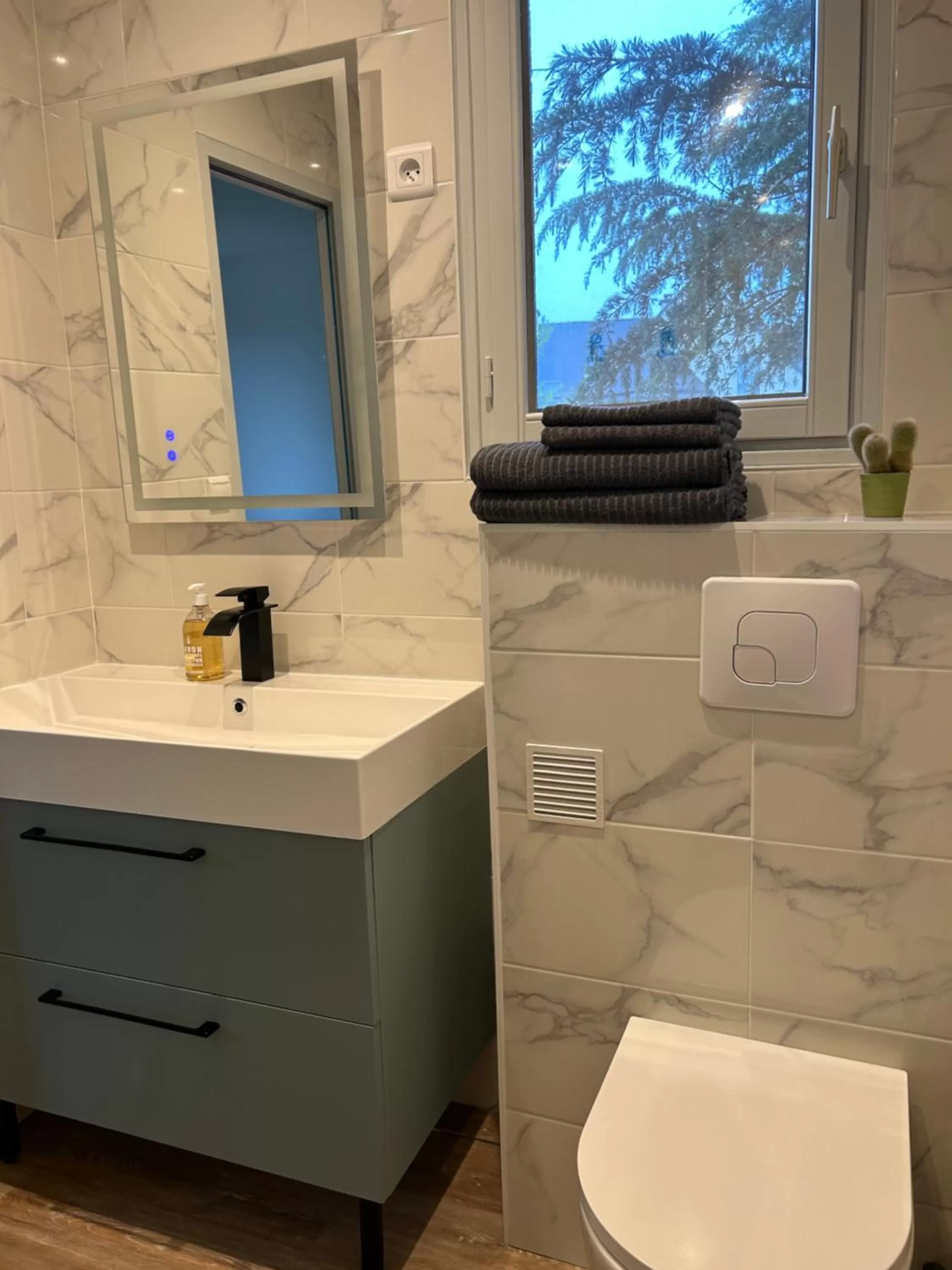 Bathroom in ARC EN CIEL B&B