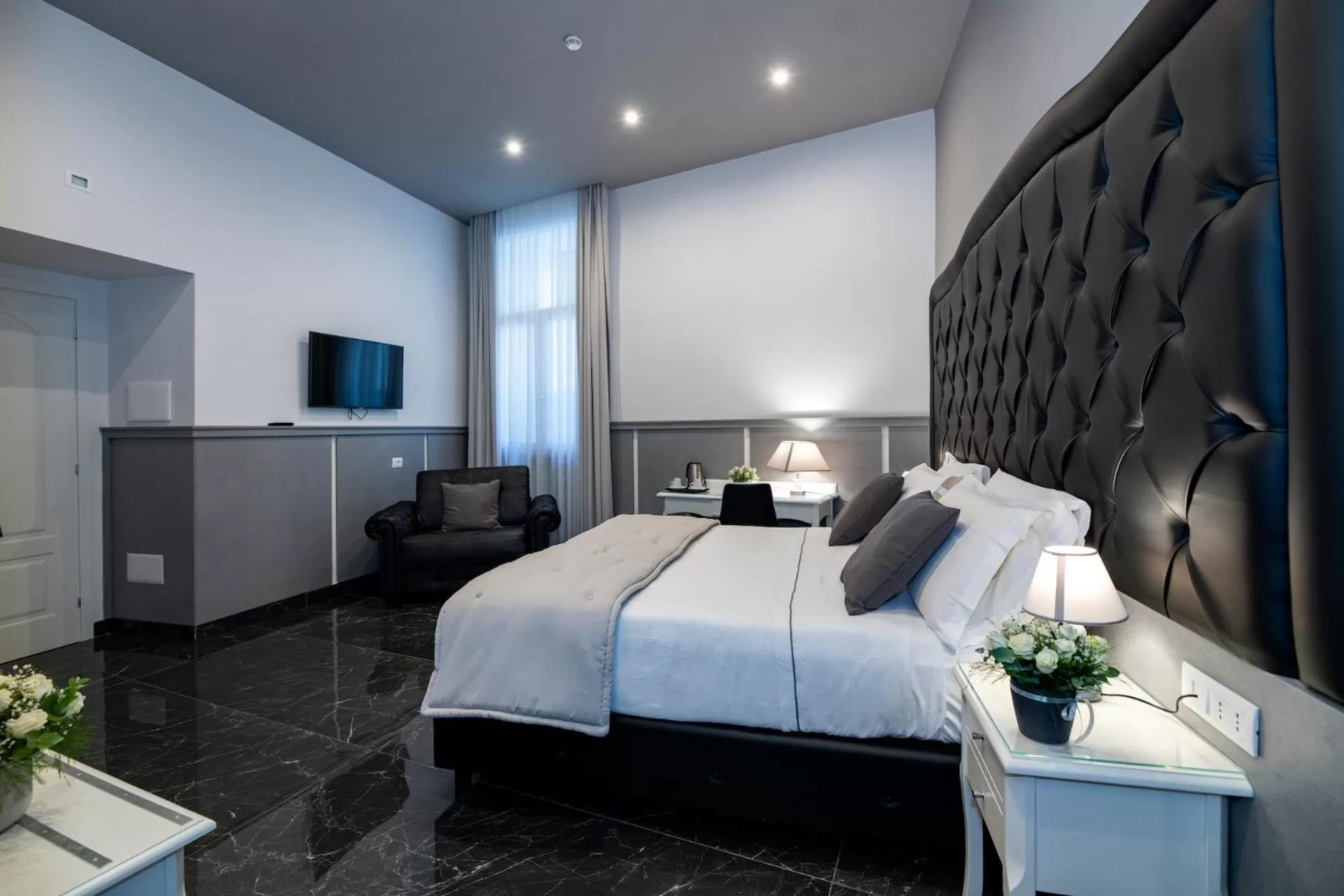 Bed in Villa Elisio Hotel & Spa