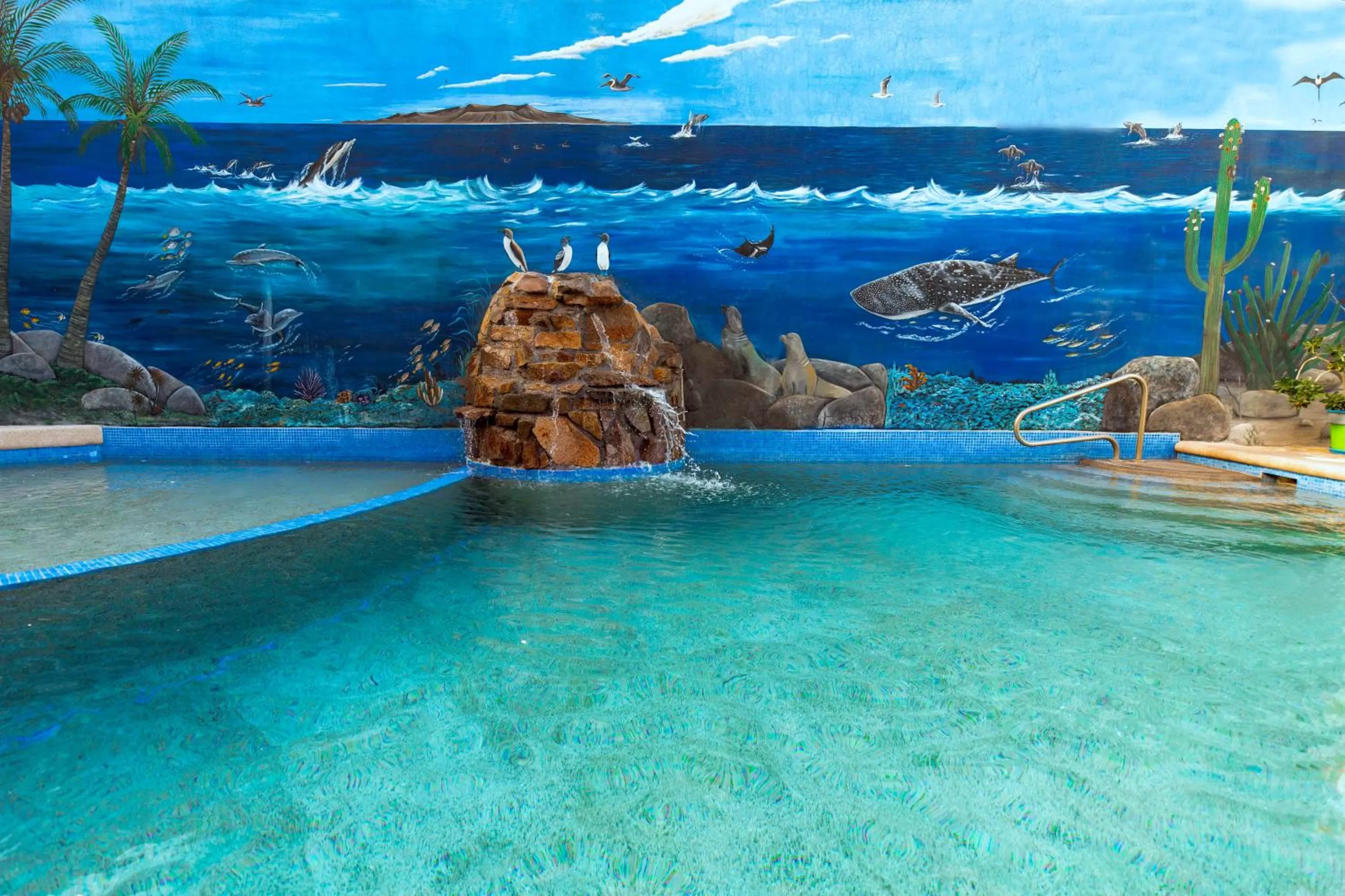 Swimming pool in Hotel Posada Luna Sol