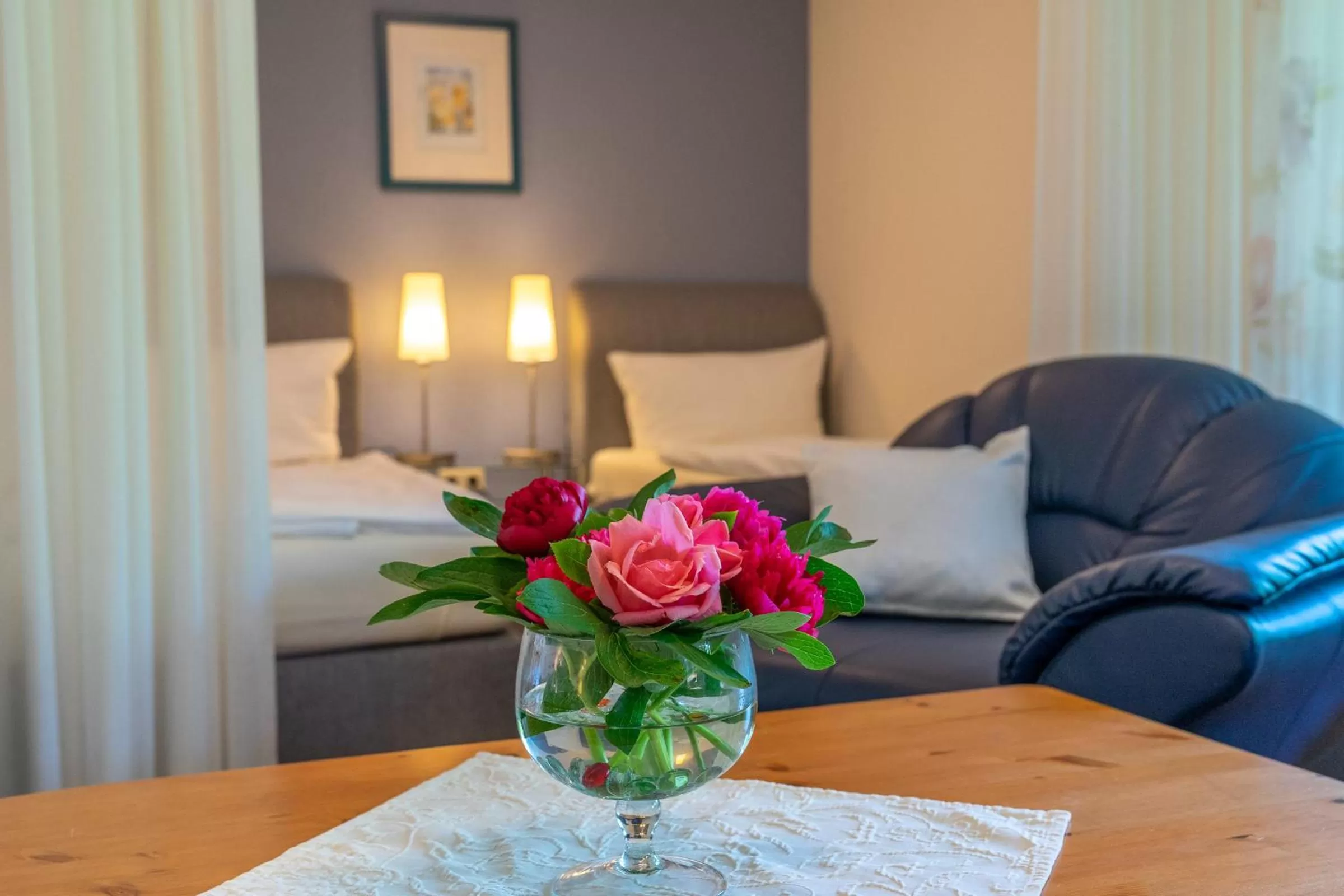 Seating area in Weinhotel Landsknecht