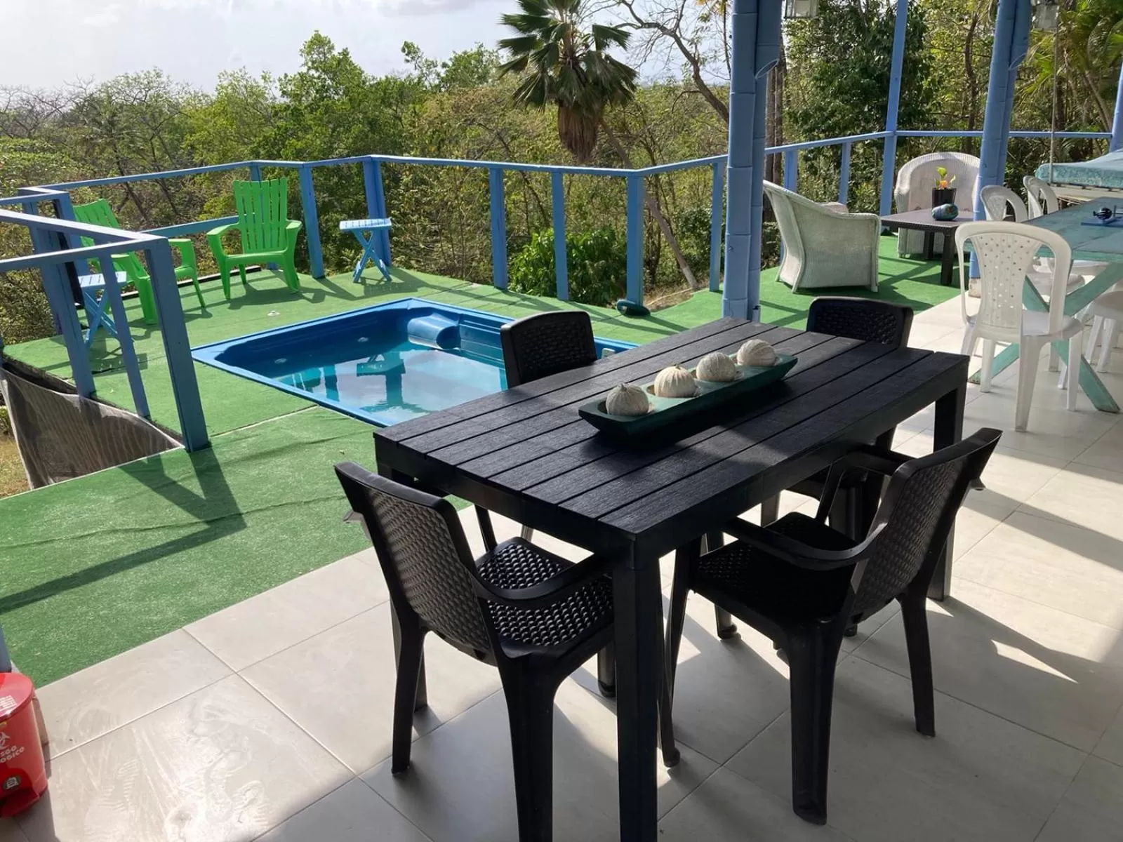 Dining area in Massalli Sanctuary Lodge