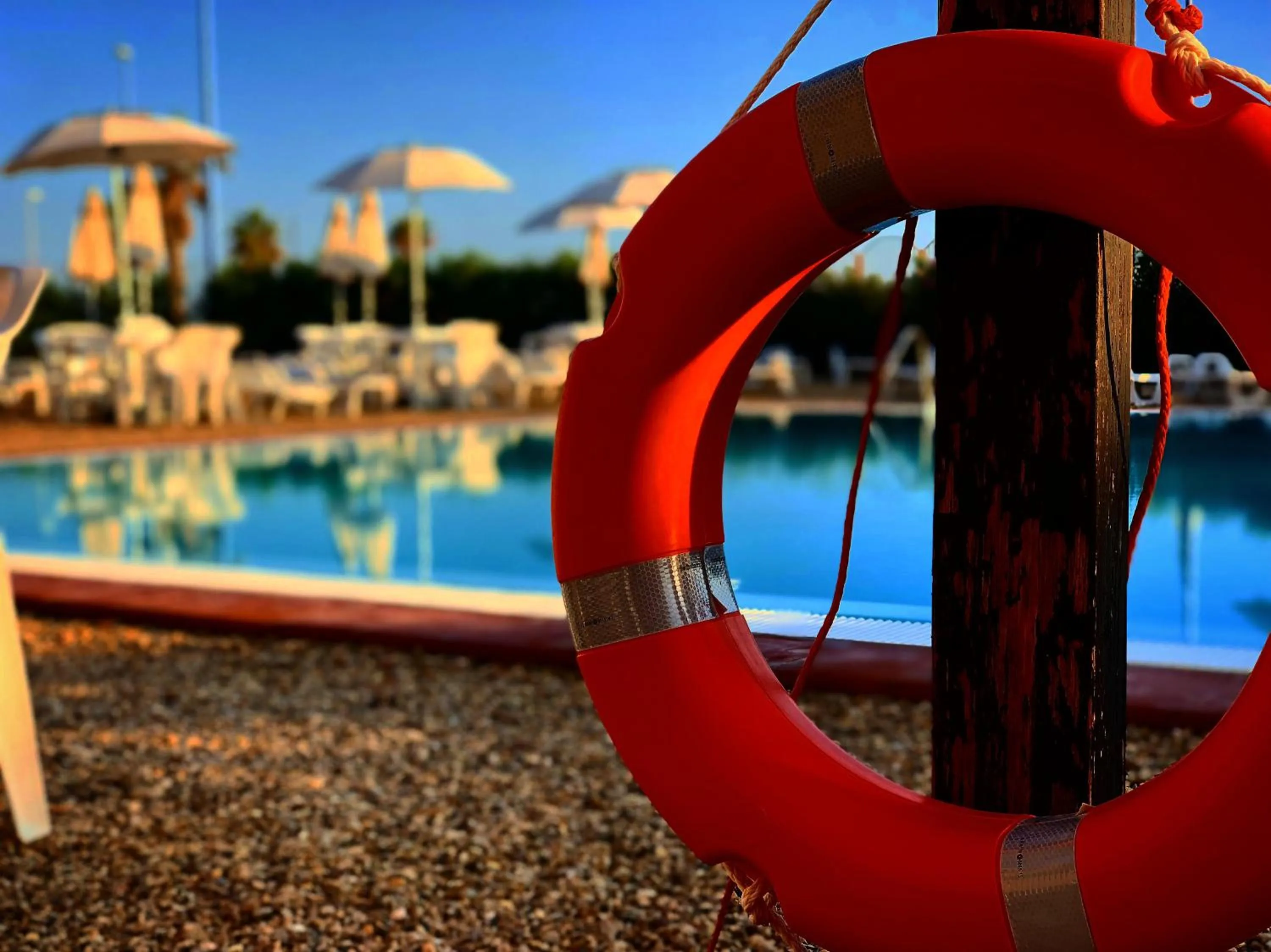 Pool view in Residence Hotel Antica Perla