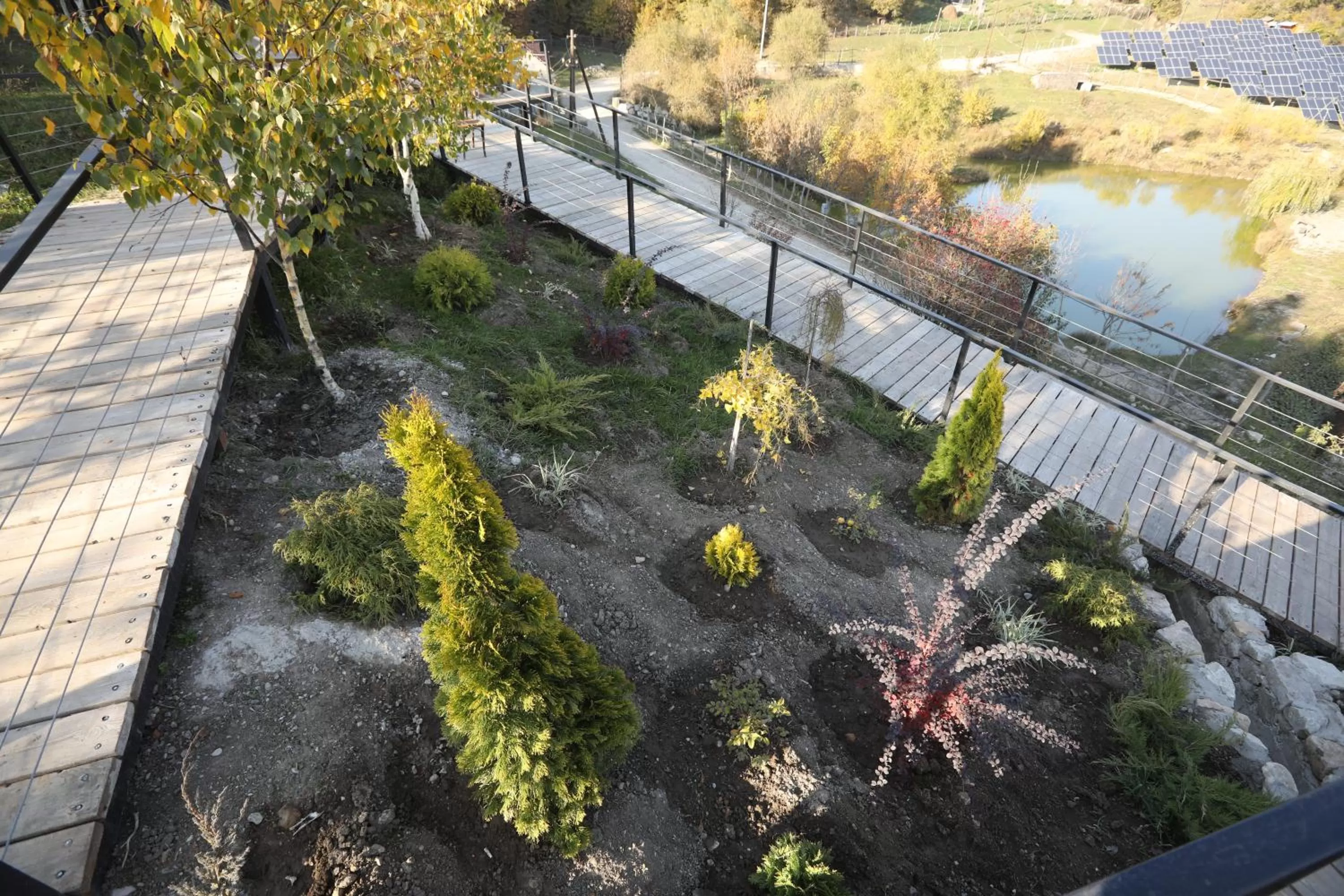 Garden view in Apaga Resort