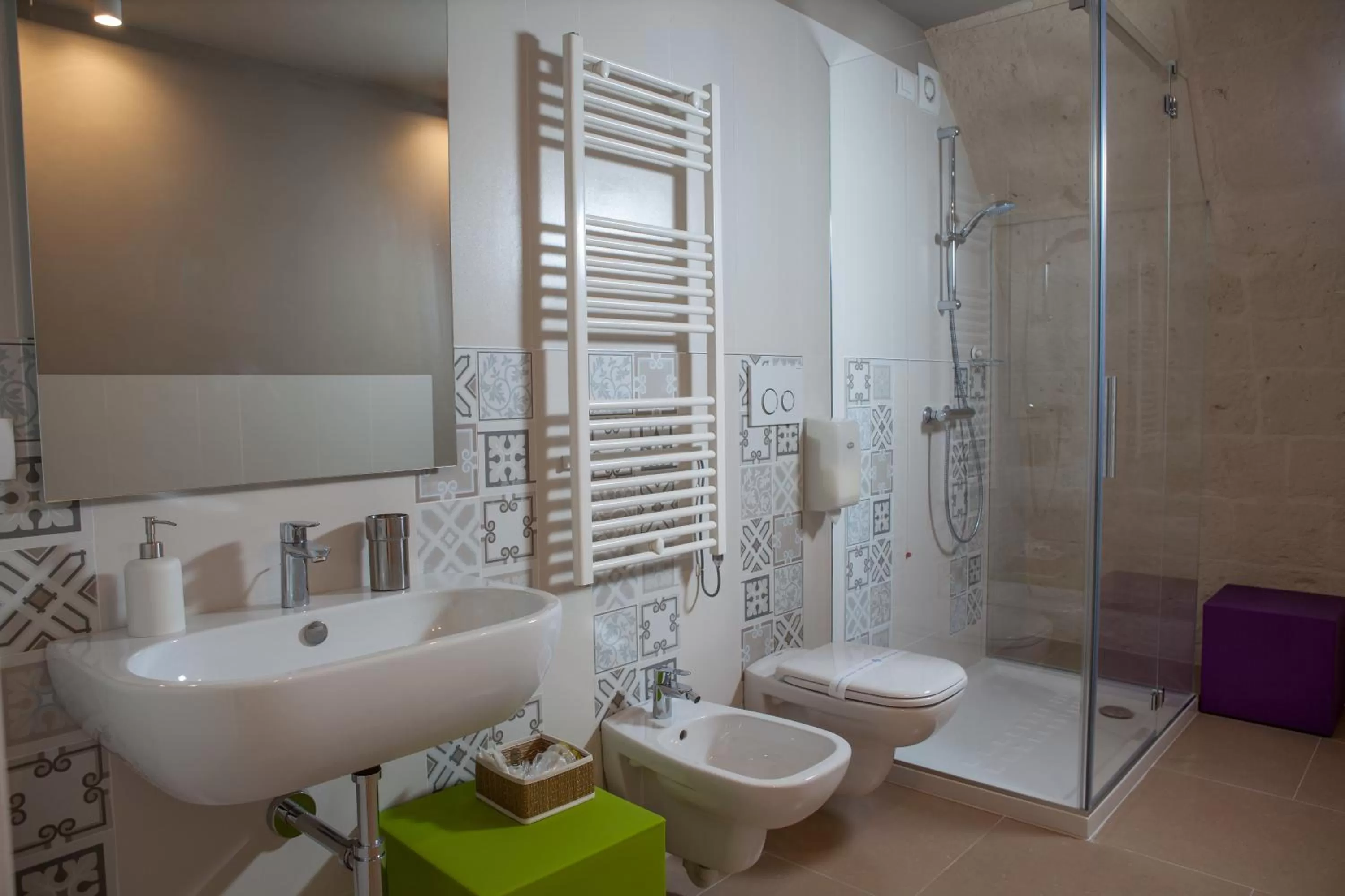 Shower in Tenuta Danesi - Camere - Appartamenti - Bubble Room