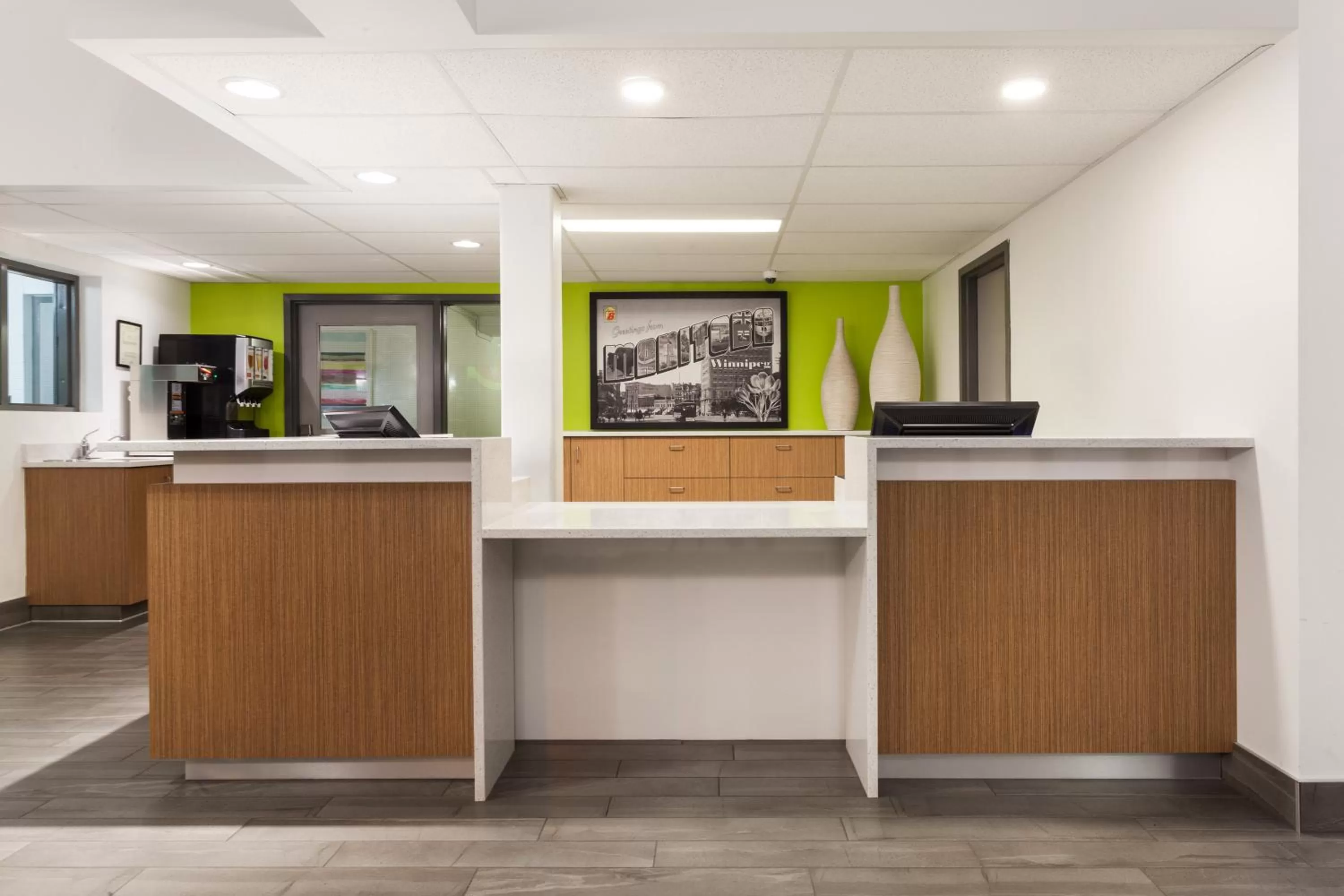 Lobby or reception in Super 8 by Wyndham Winnipeg West