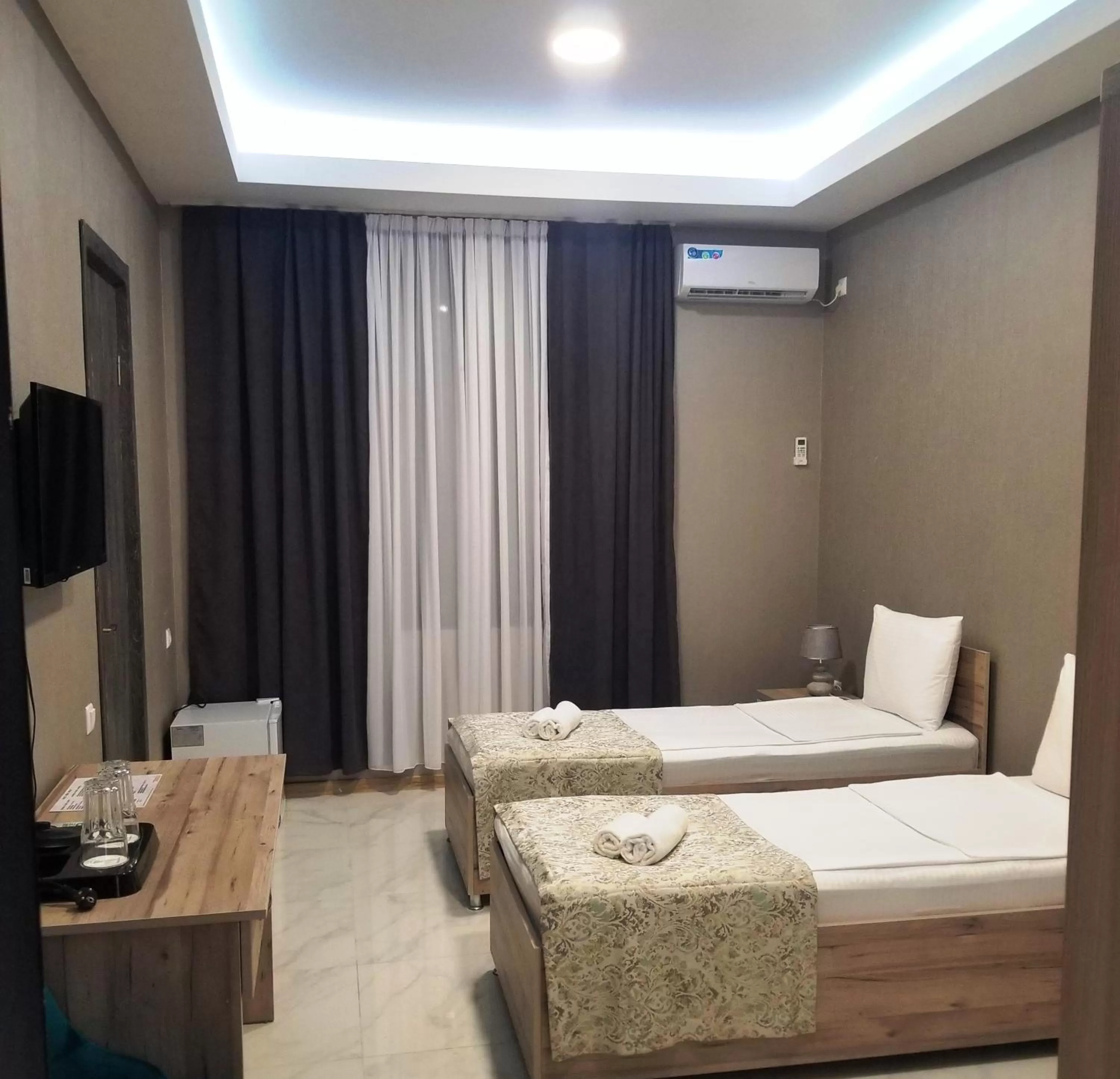 Bed in Vita Gardenia Hotel Tskaltubo