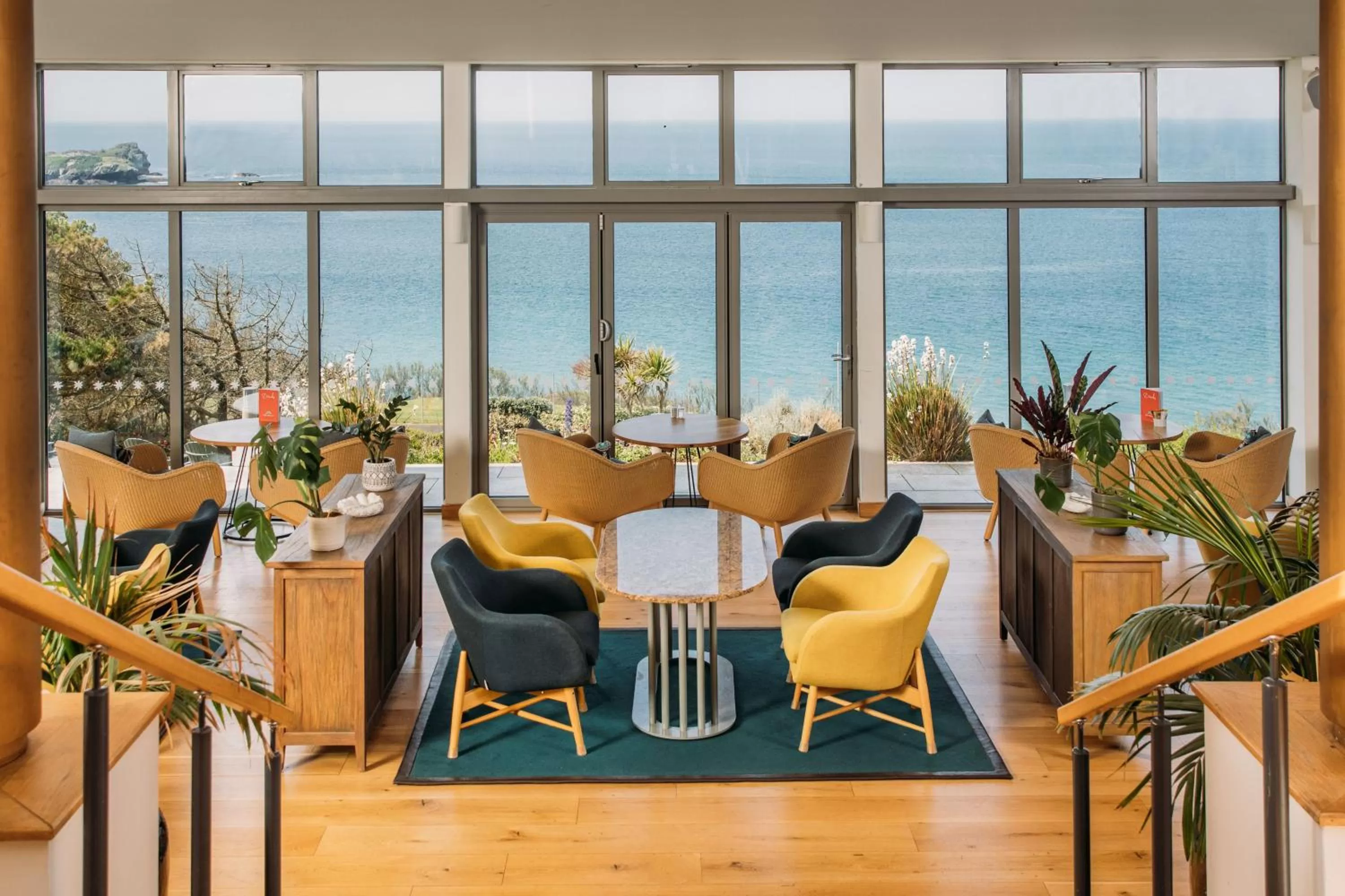 Dining area in Polurrian on the Lizard