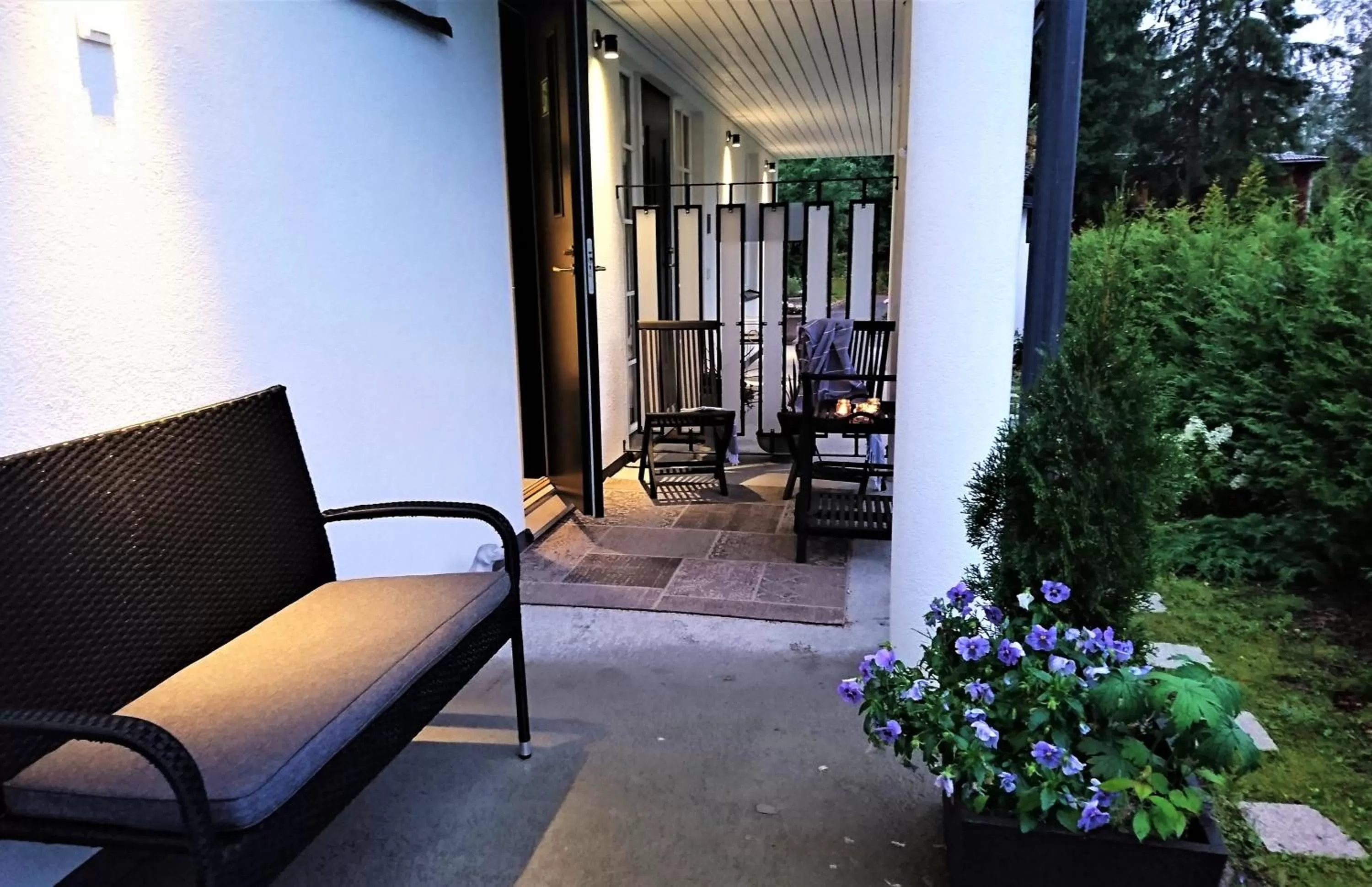 Balcony/Terrace in Villa Jokivarsi Bed & Breakfast