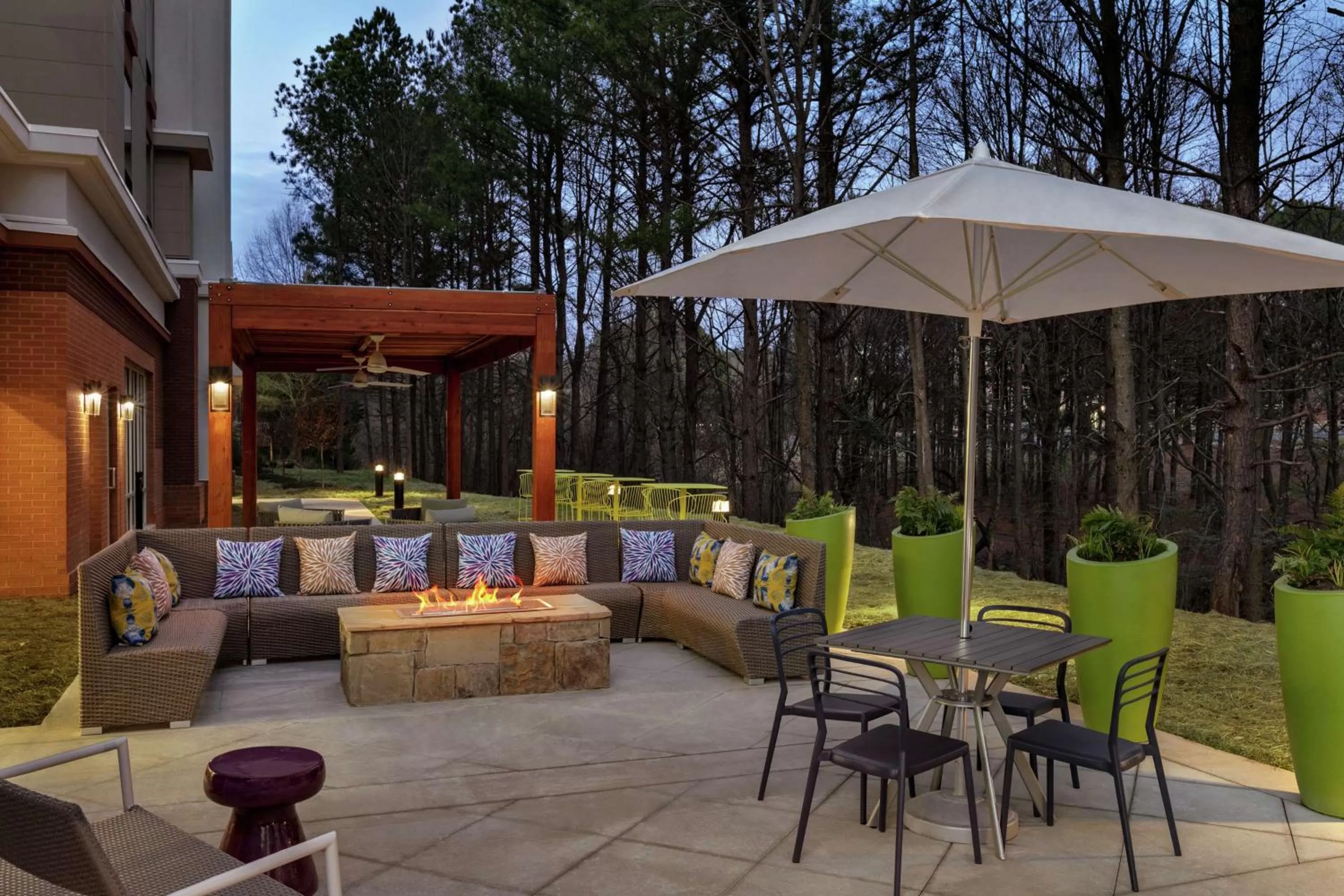 Patio in Hampton Inn And Suites By Hilton Johns Creek
