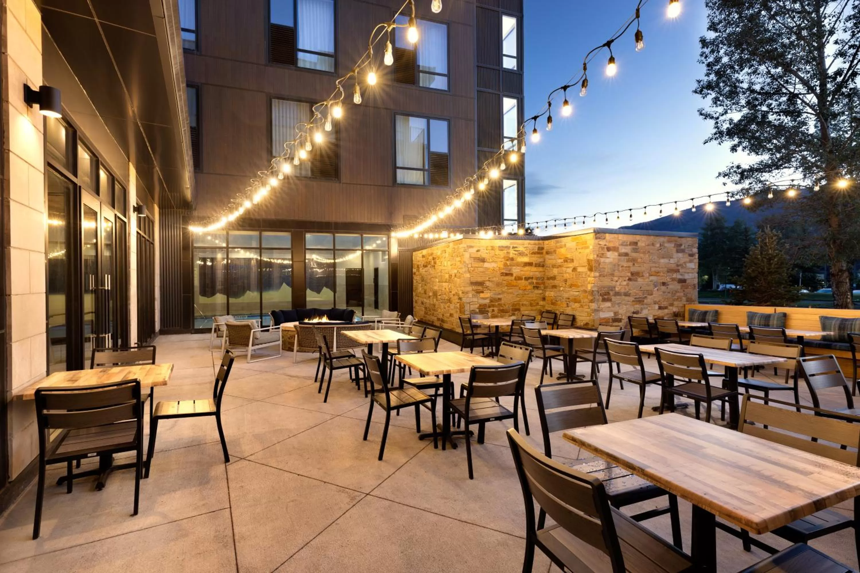 Patio in Hotel Indigo - Silverthorne by IHG