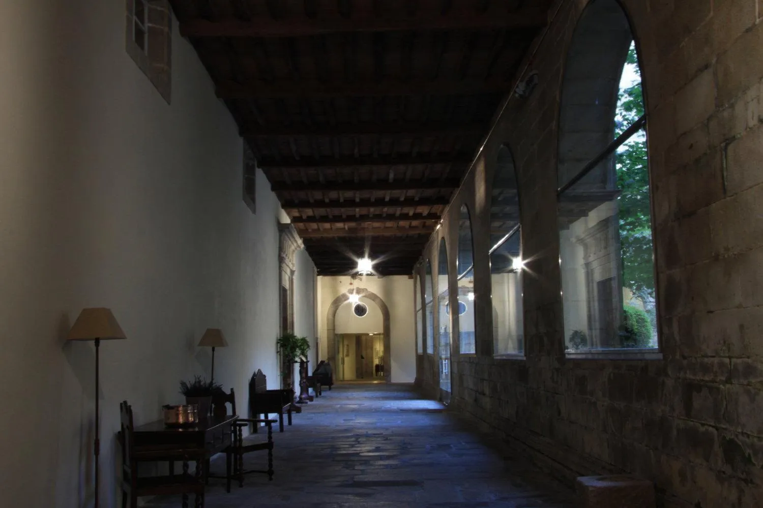 Decorative detail in Hospedería San Martín Pinario