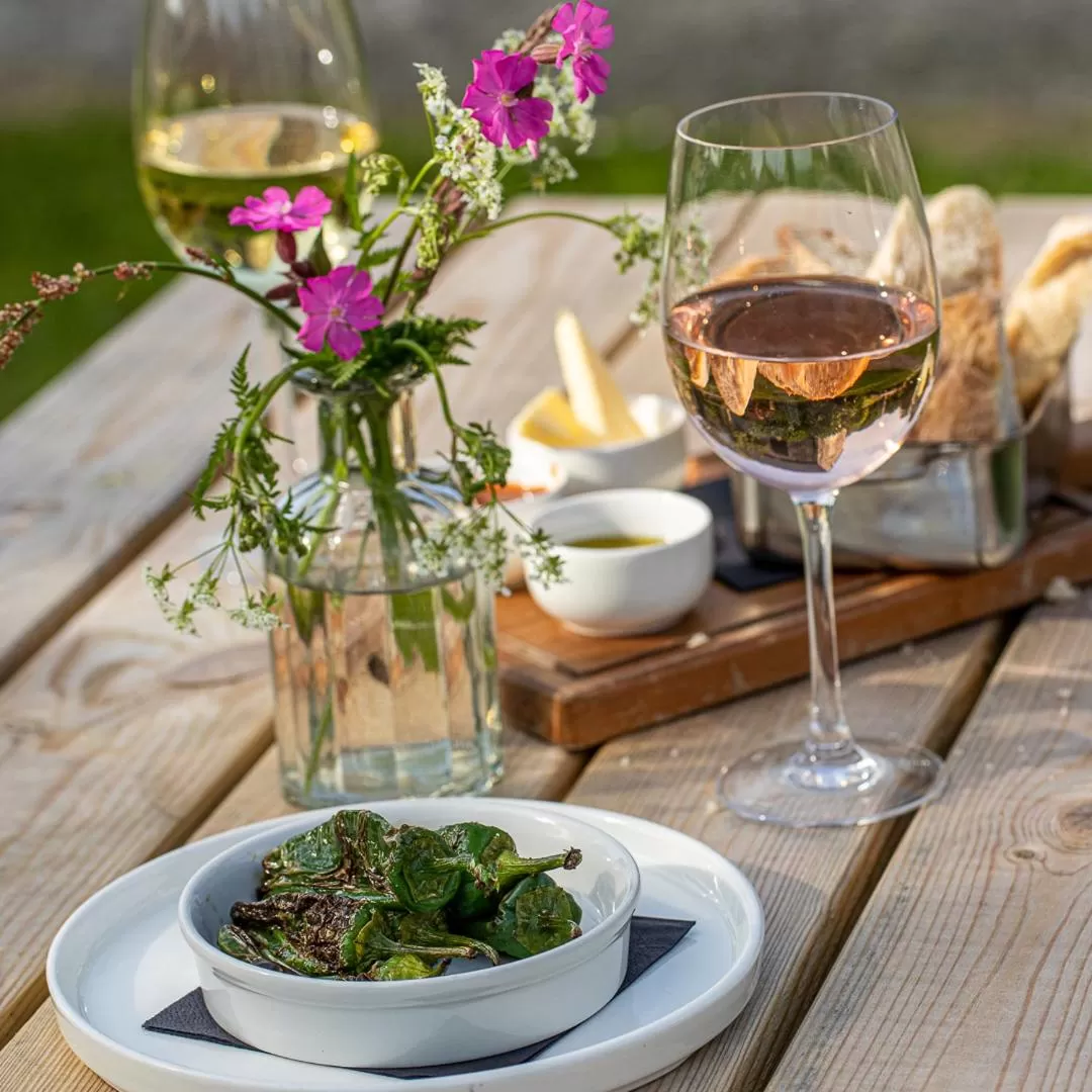 Dining area in The Three Tuns