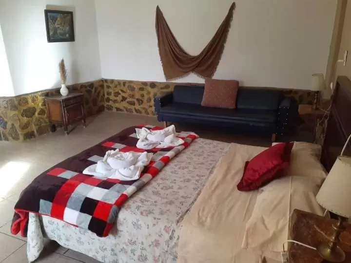 Bed in Hotel Hacienda Casa Blanca