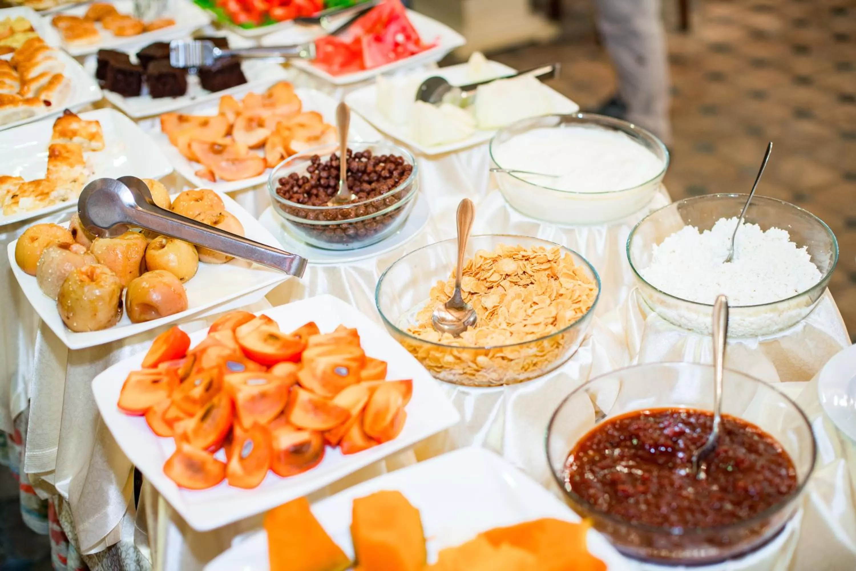 Food and drinks in Hotel Malika Bukhara