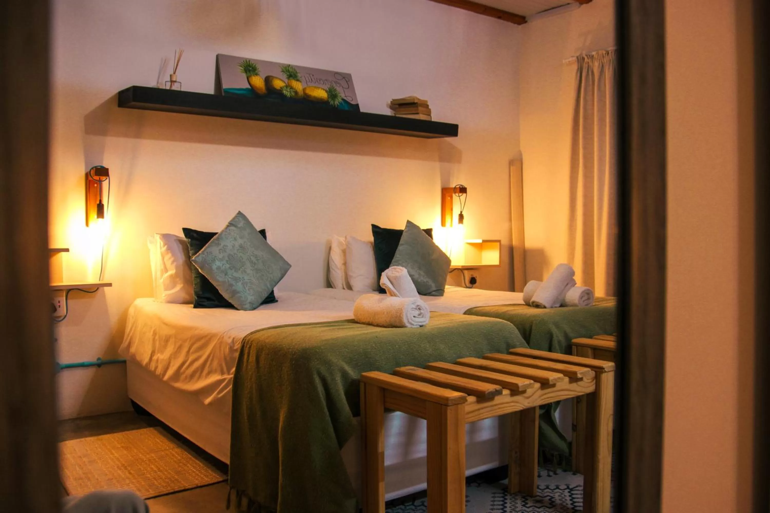 Bed in The Residence at Villa Wiese