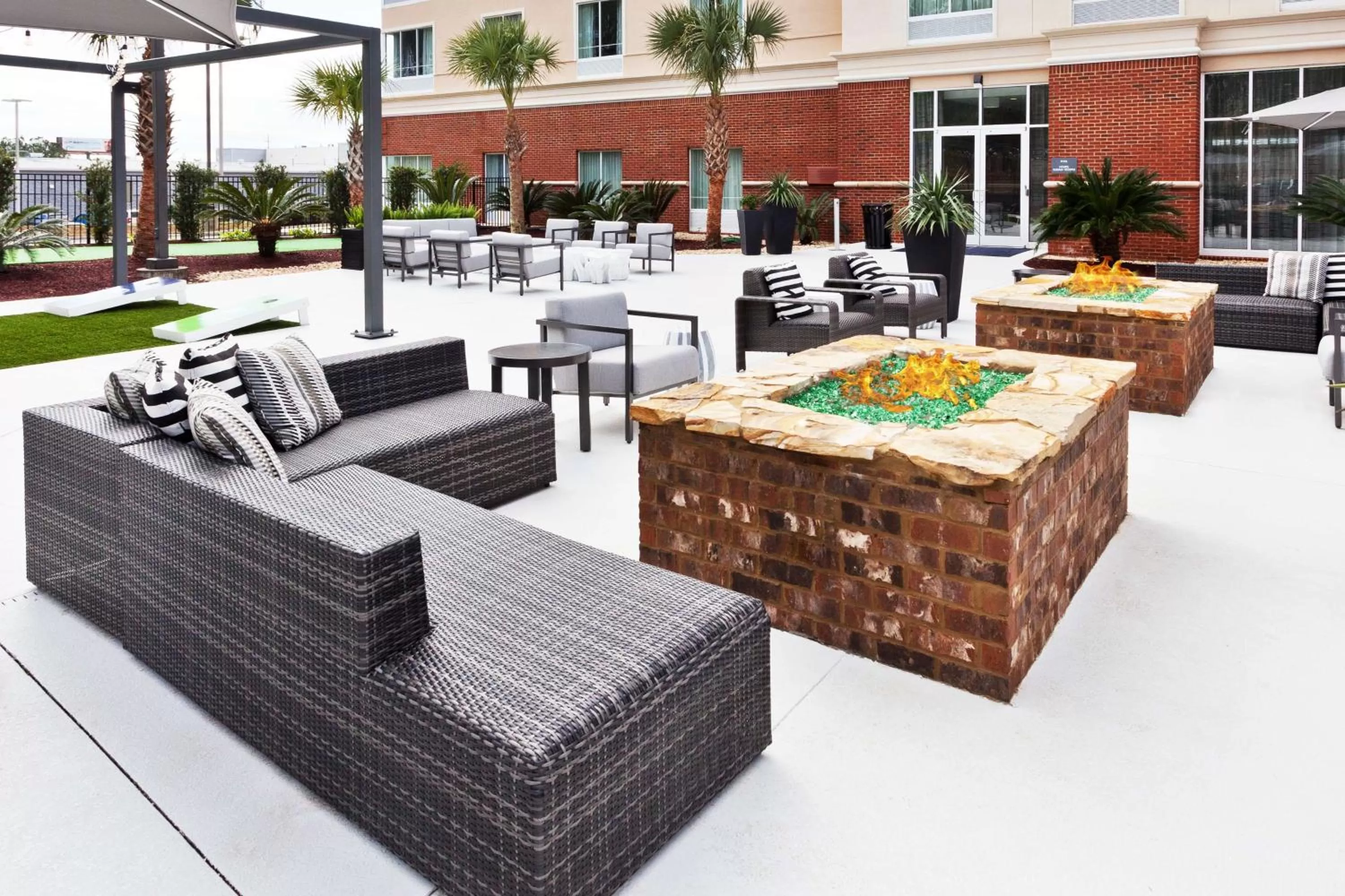Patio in Doubletree By Hilton Dothan, Al