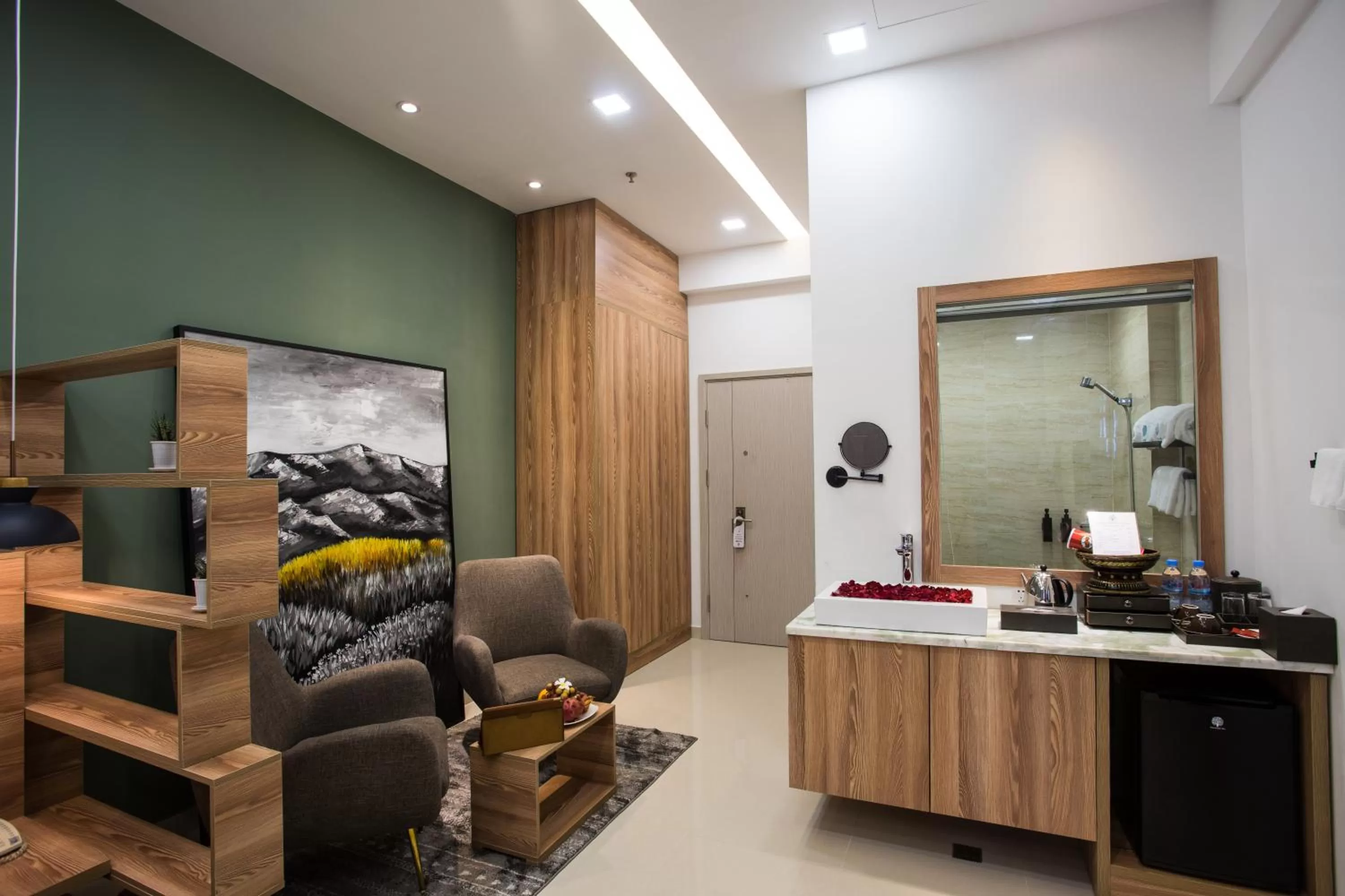 Bedroom in The Snowbell Hotel & Spa at The Bridge