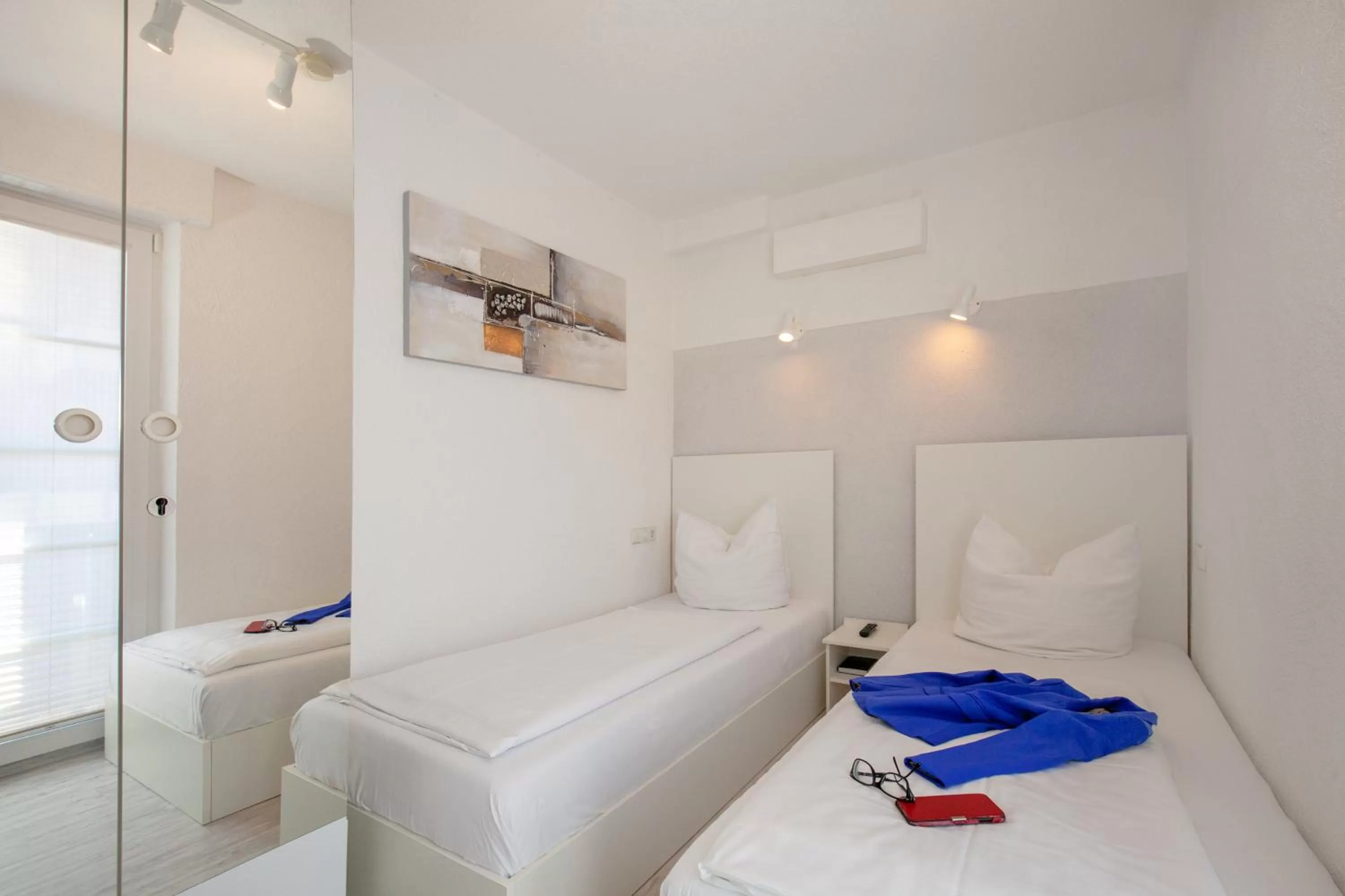 Bedroom, Bed in Relax Hotel & SPA Stuttgart