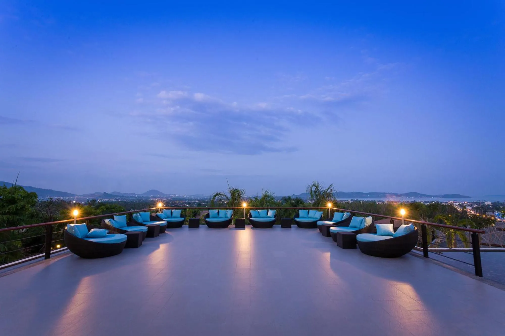 Sunset in Chalong Chalet Resort