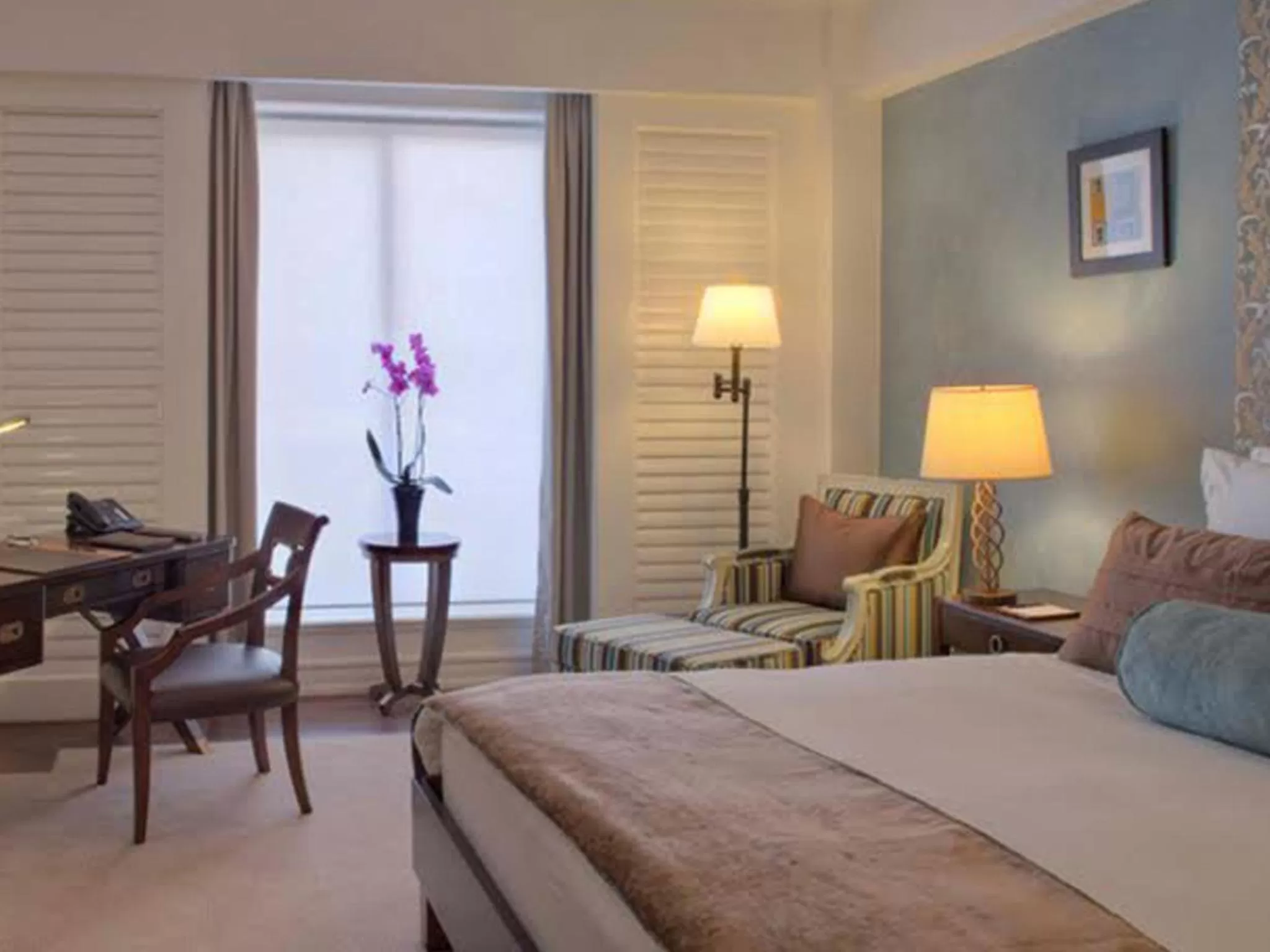 Decorative detail, Bed in Villa Rosa Kempinski