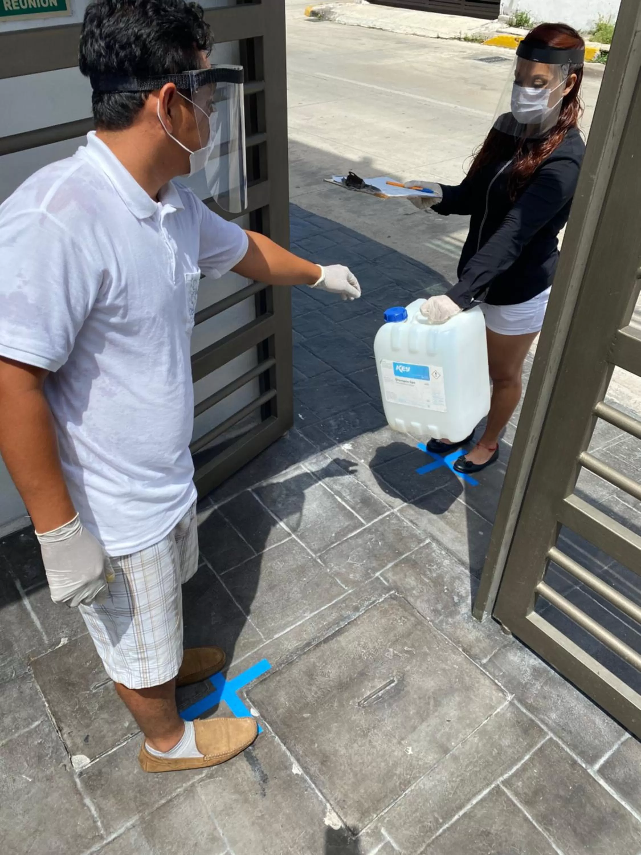 group of guests in Quinta Santa Anita
