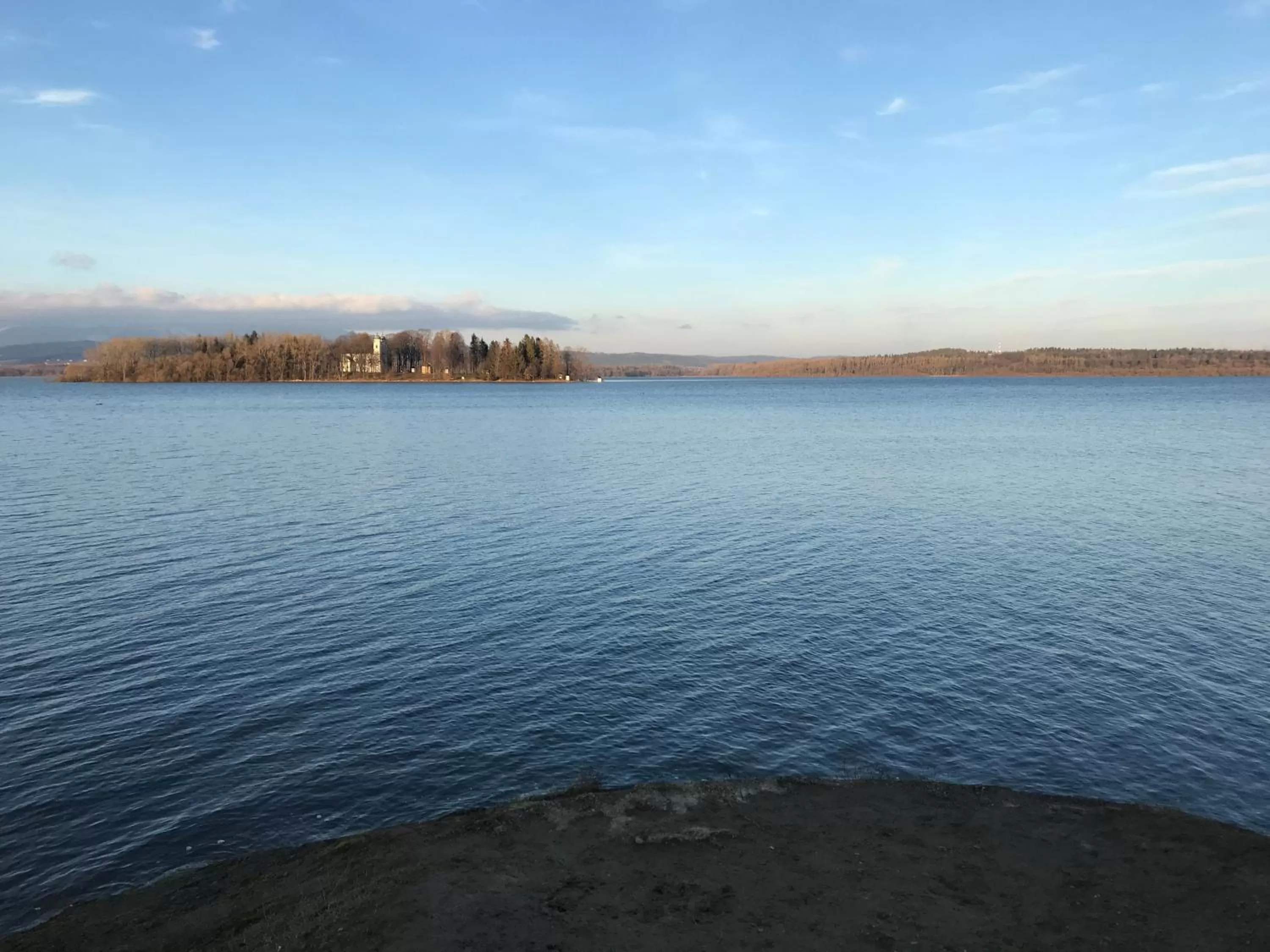 Lake view in Hotel Slanica