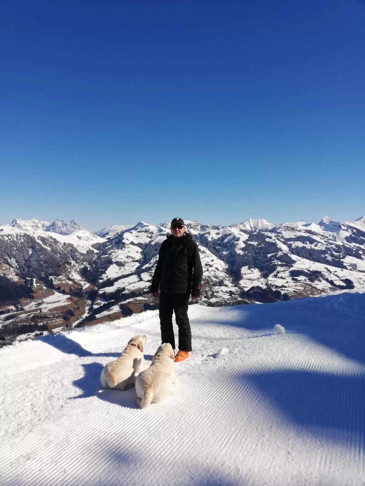 Hocheckhuette On Top of the Kitzbuehel Hahnenkamm Mountain