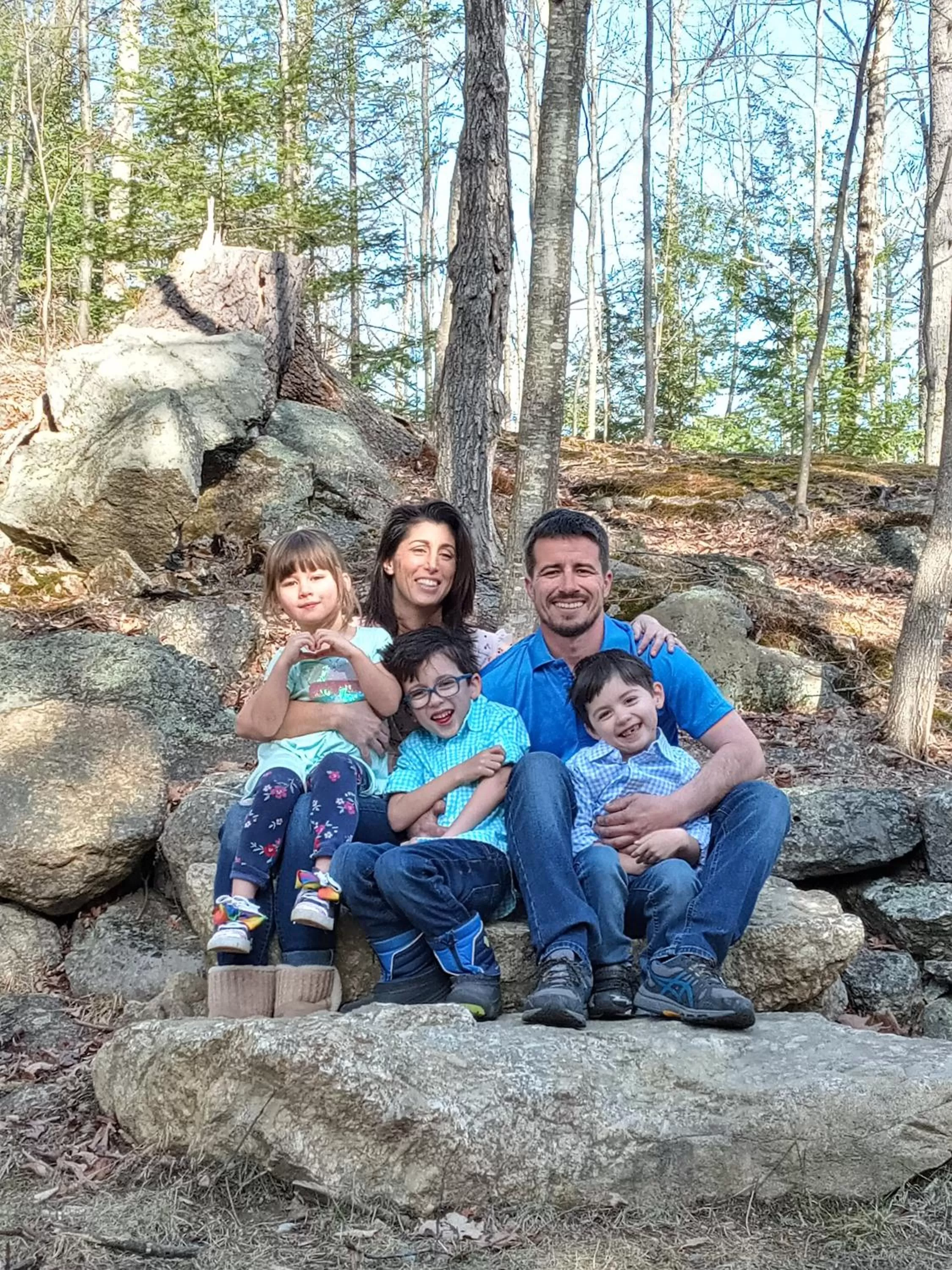 Family in Inn on Golden Pond