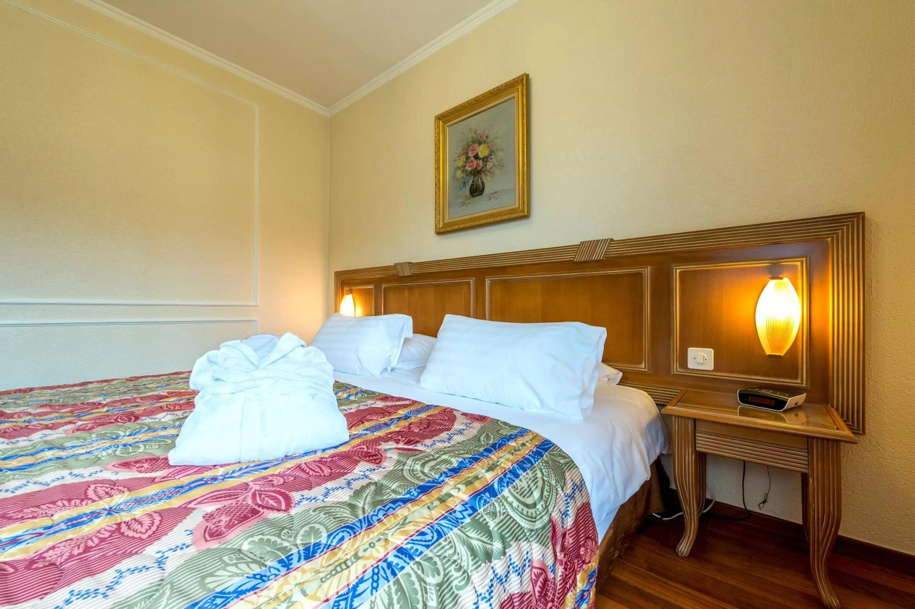 Bed in Hotel Diplomate