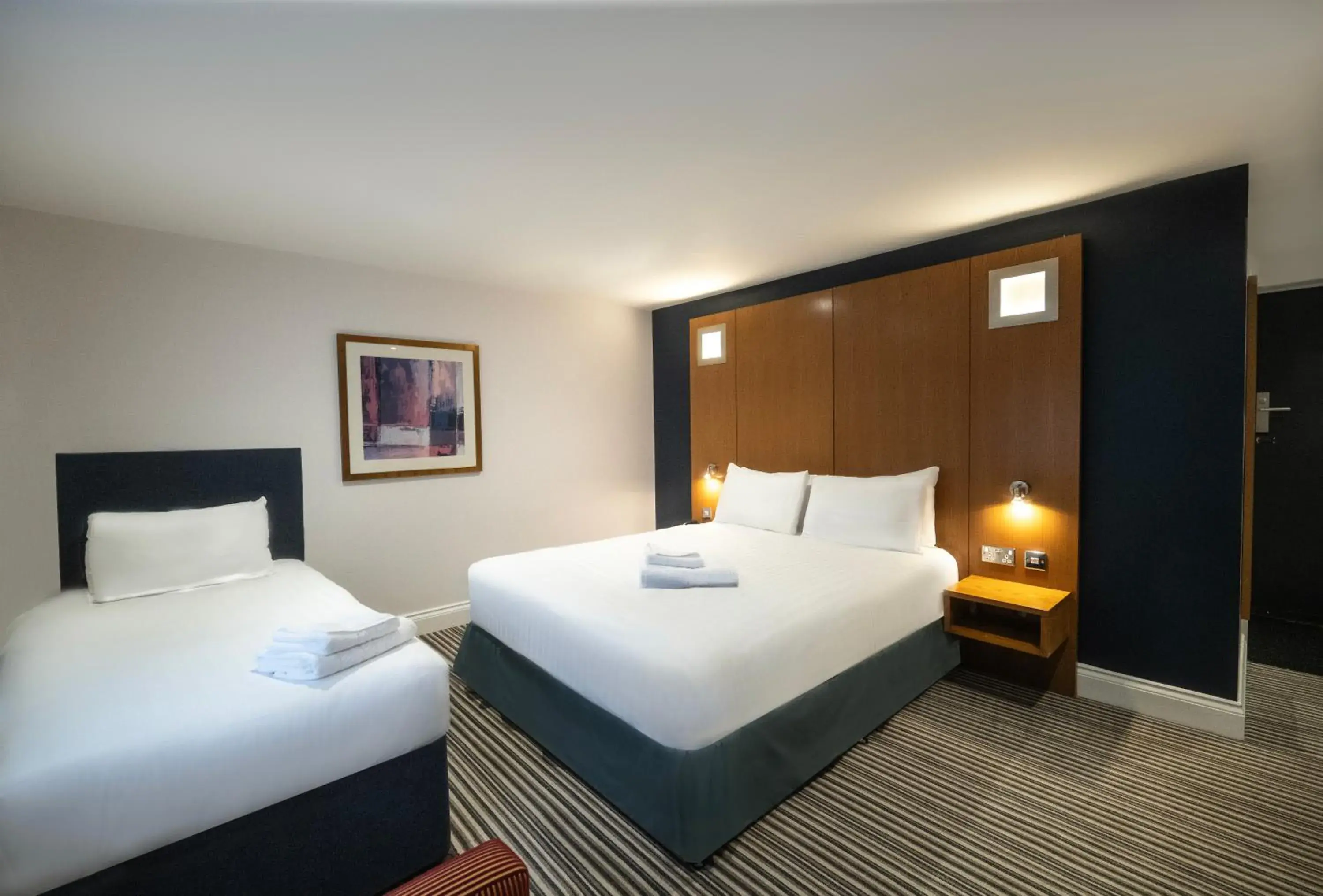 Family Room with Double and Single Beds in Best Western Brome Grange Hotel Family Room with Double and Single Beds in Best Western Brome Grange Hotel