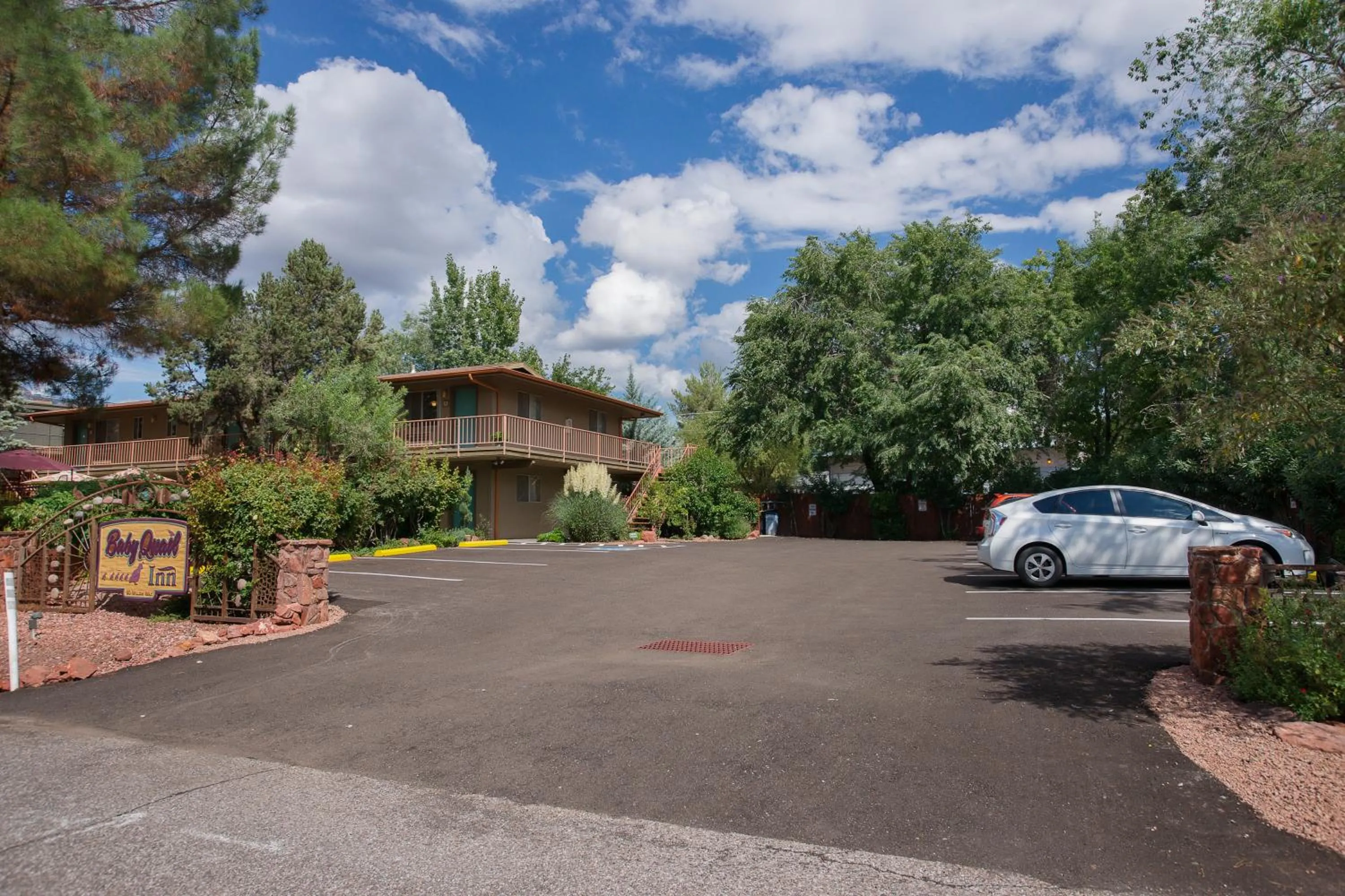 Property building in Baby Quail Inn