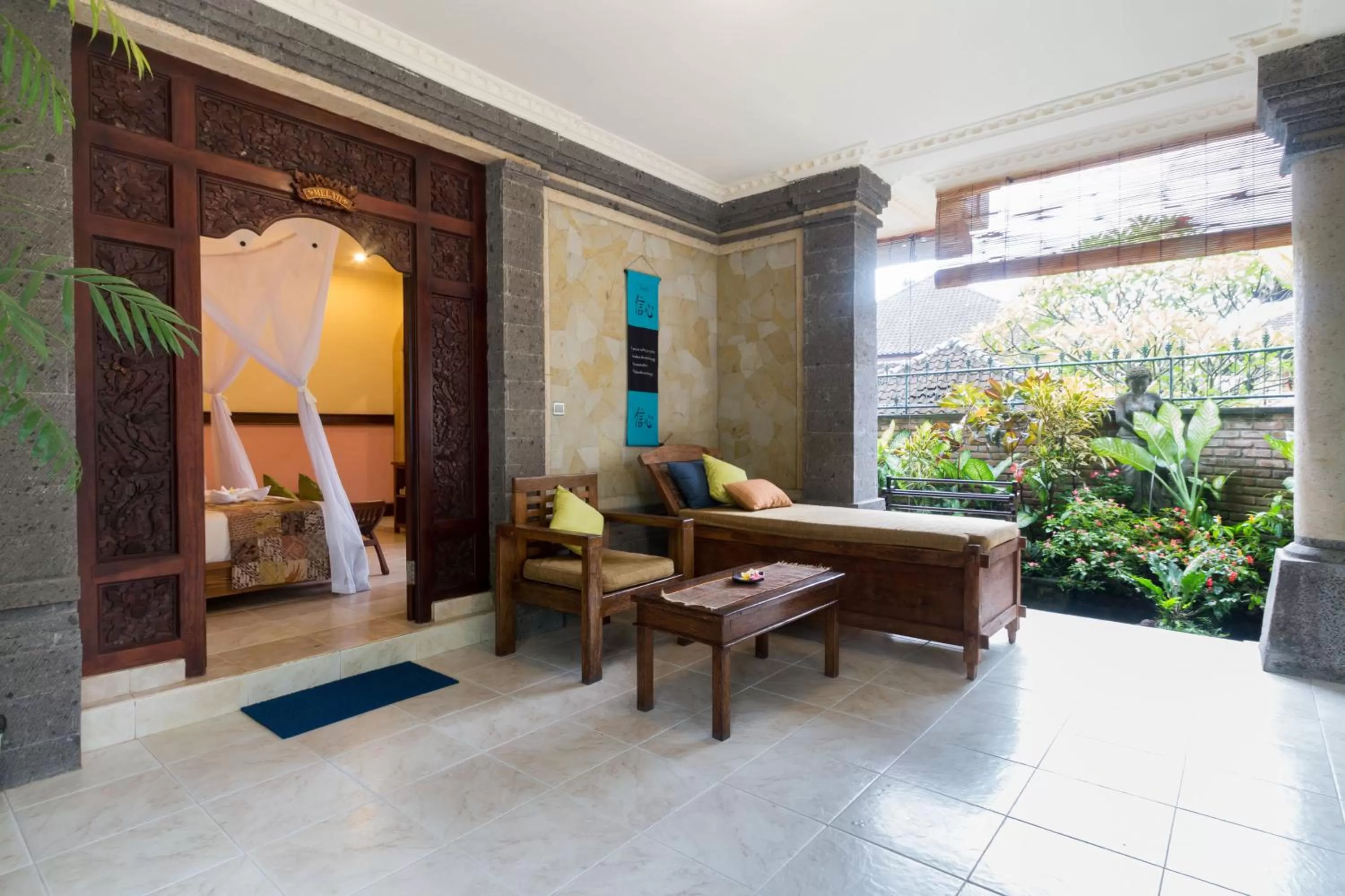 Bedroom in Ubud Aura Retreat