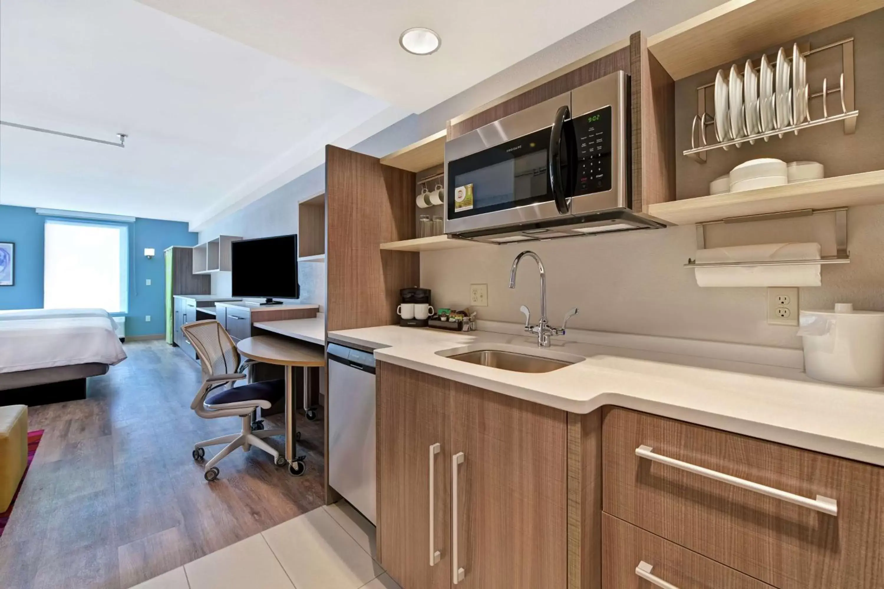 Queen Studio with Two Queen Beds - Non-Smoking in Home2 Suites By Hilton West Palm Beach Airport Queen Studio with Two Queen Beds - Non-Smoking in Home2 Suites By Hilton West Palm Beach Airport