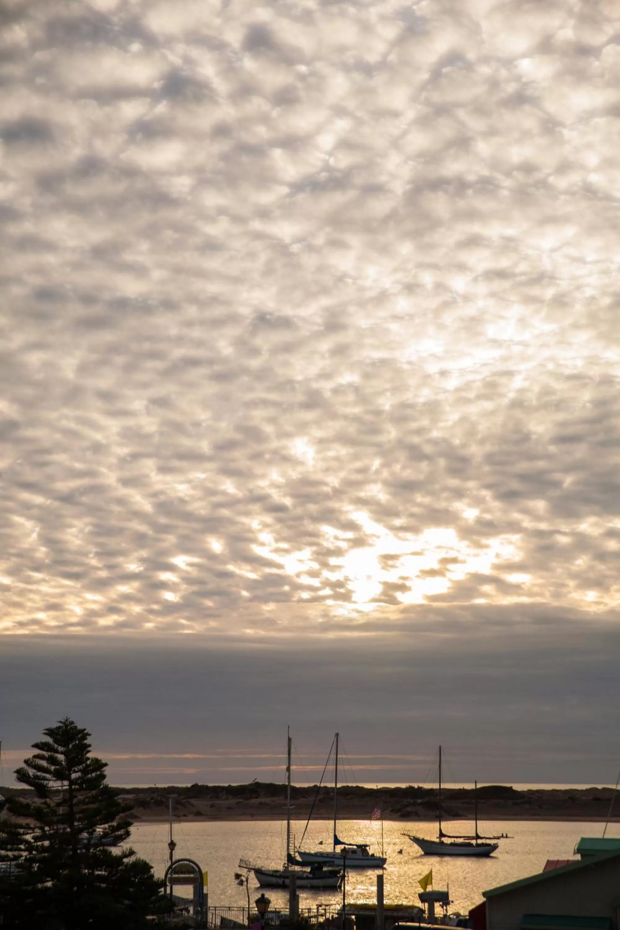 Sunset in The Landing at Morro Bay