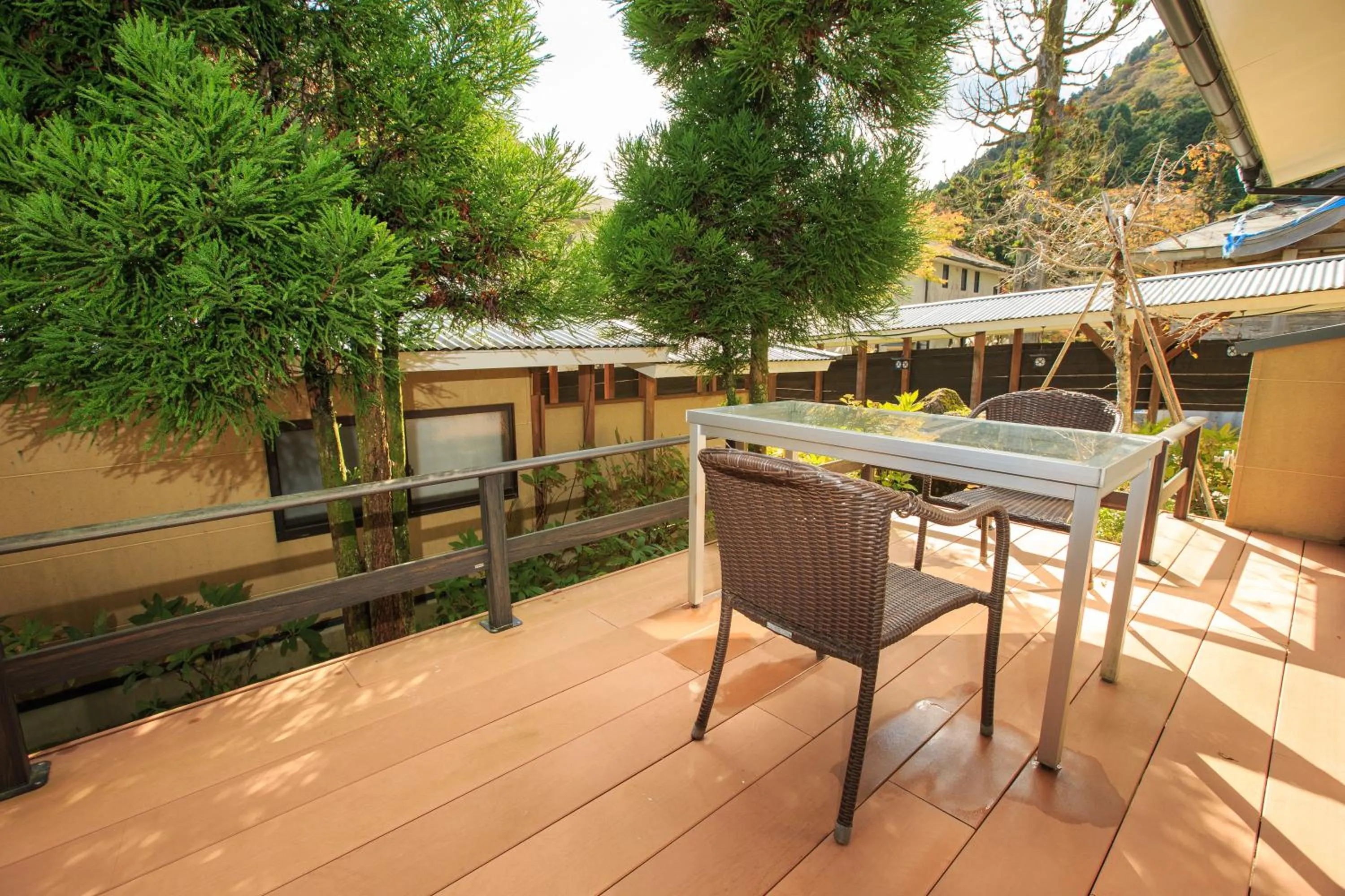 Balcony/Terrace in Kinokuniya Ryokan