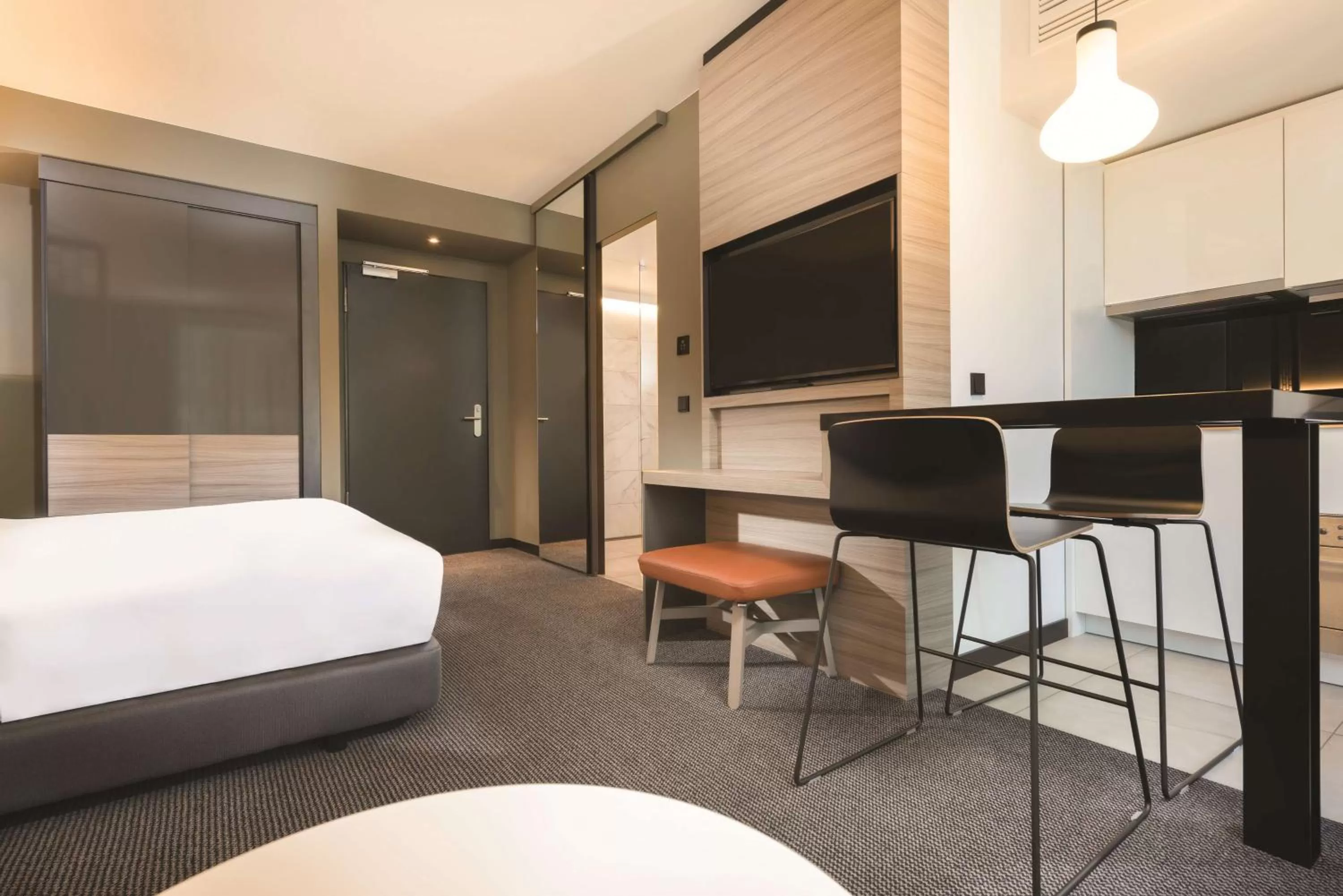 Bedroom, Bed in Adina Apartment Hotel Hamburg Speicherstadt